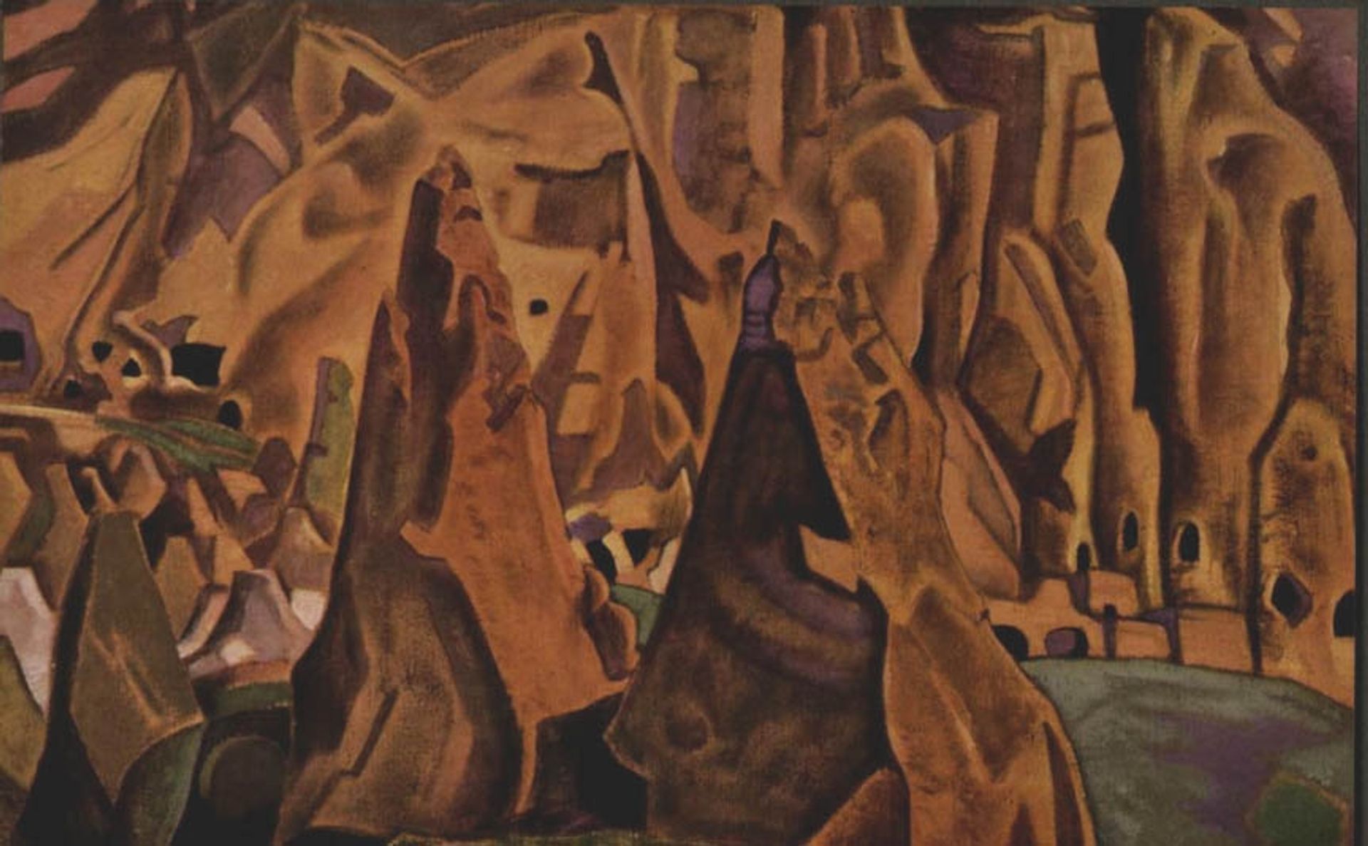Cliff dwellings (Arizona) by Nicholas Roerich