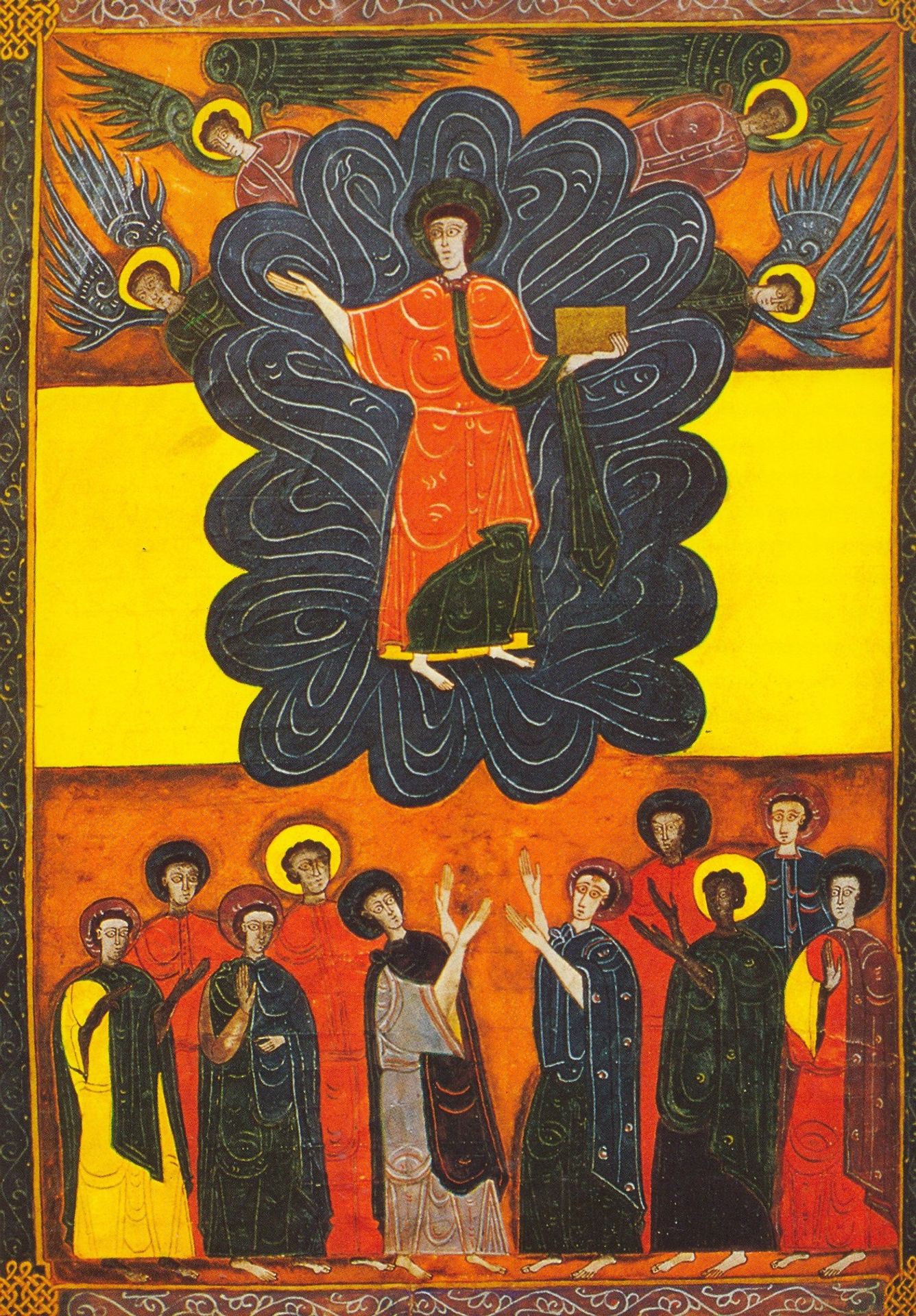 Vision préliminaire. Le Christ porteur du Livre de Vie. Apoc. I by Facundus
