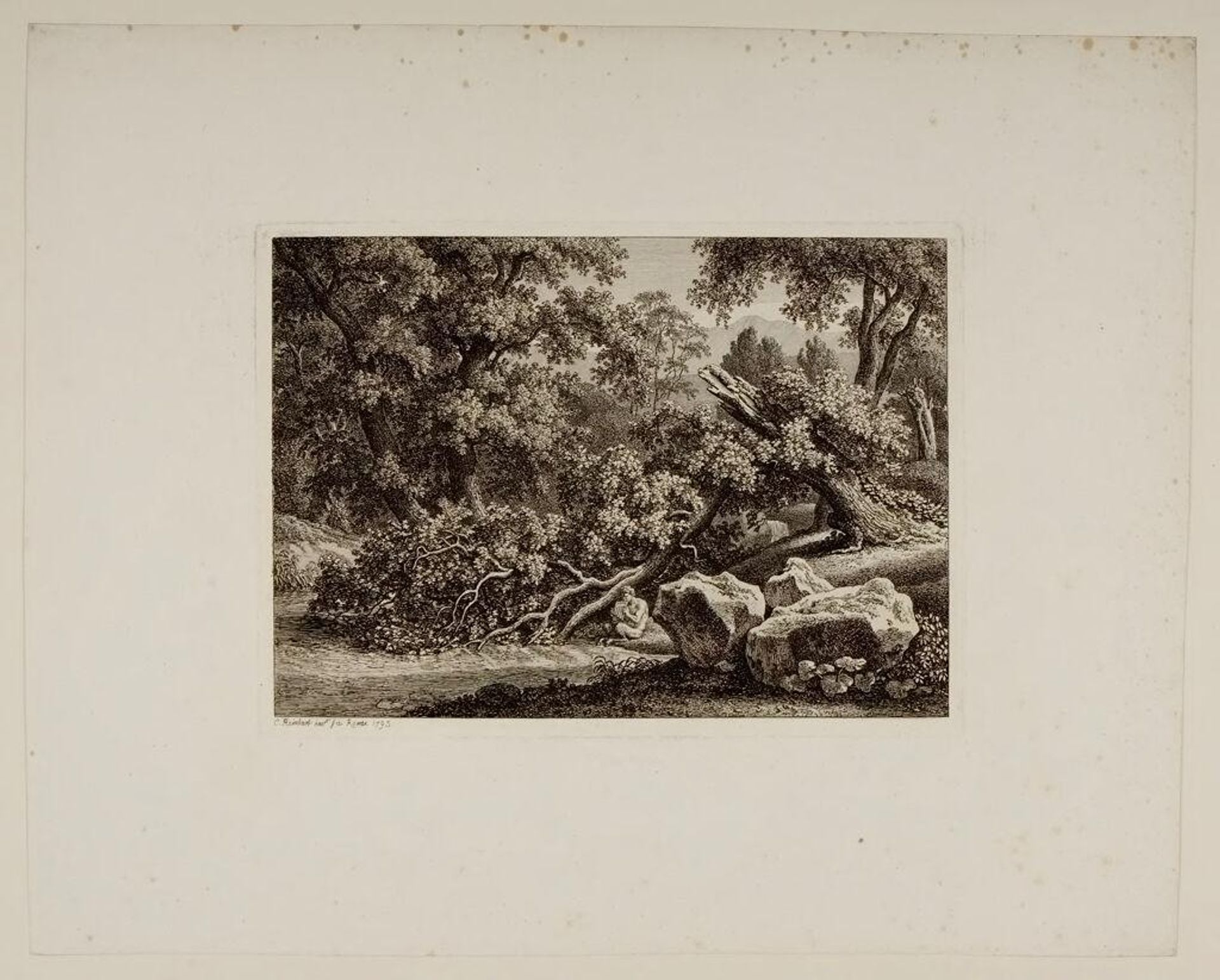 Pan Playing on the Pipe by Johann Christian Reinhart