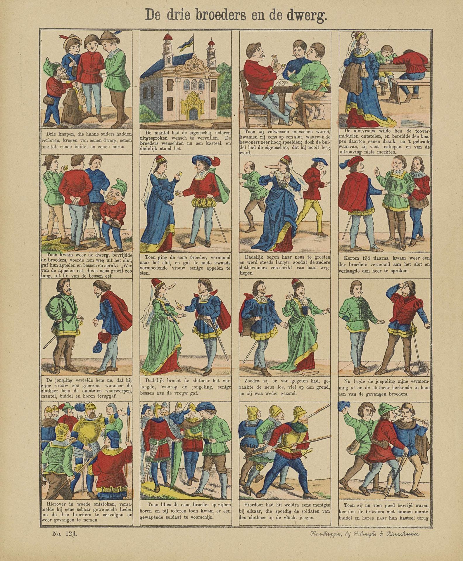 De drie broeders en de dwerg by Oehmigke & Riemschnieder