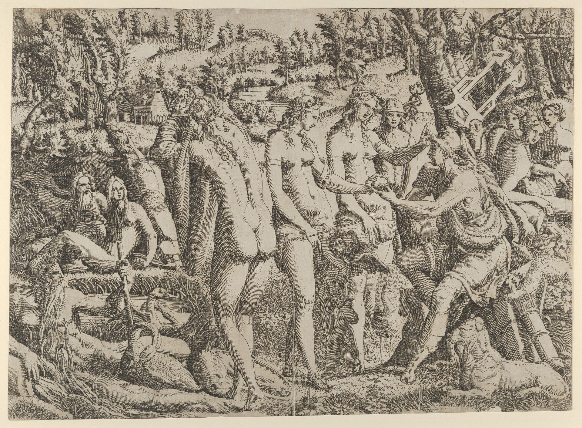 The Judgment of Paris by Jean Mignon