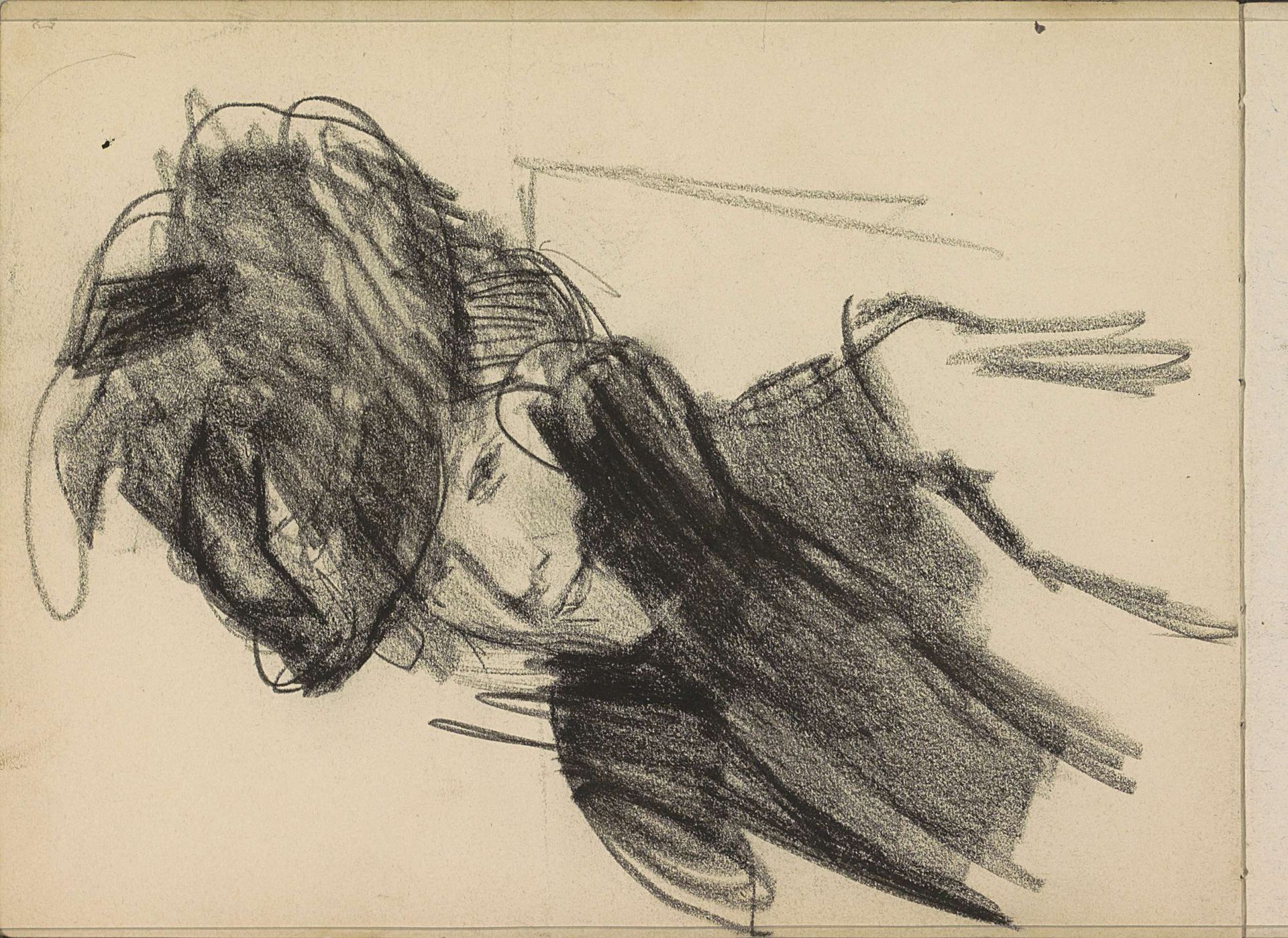Vrouw met hoed by Isaac Israels
