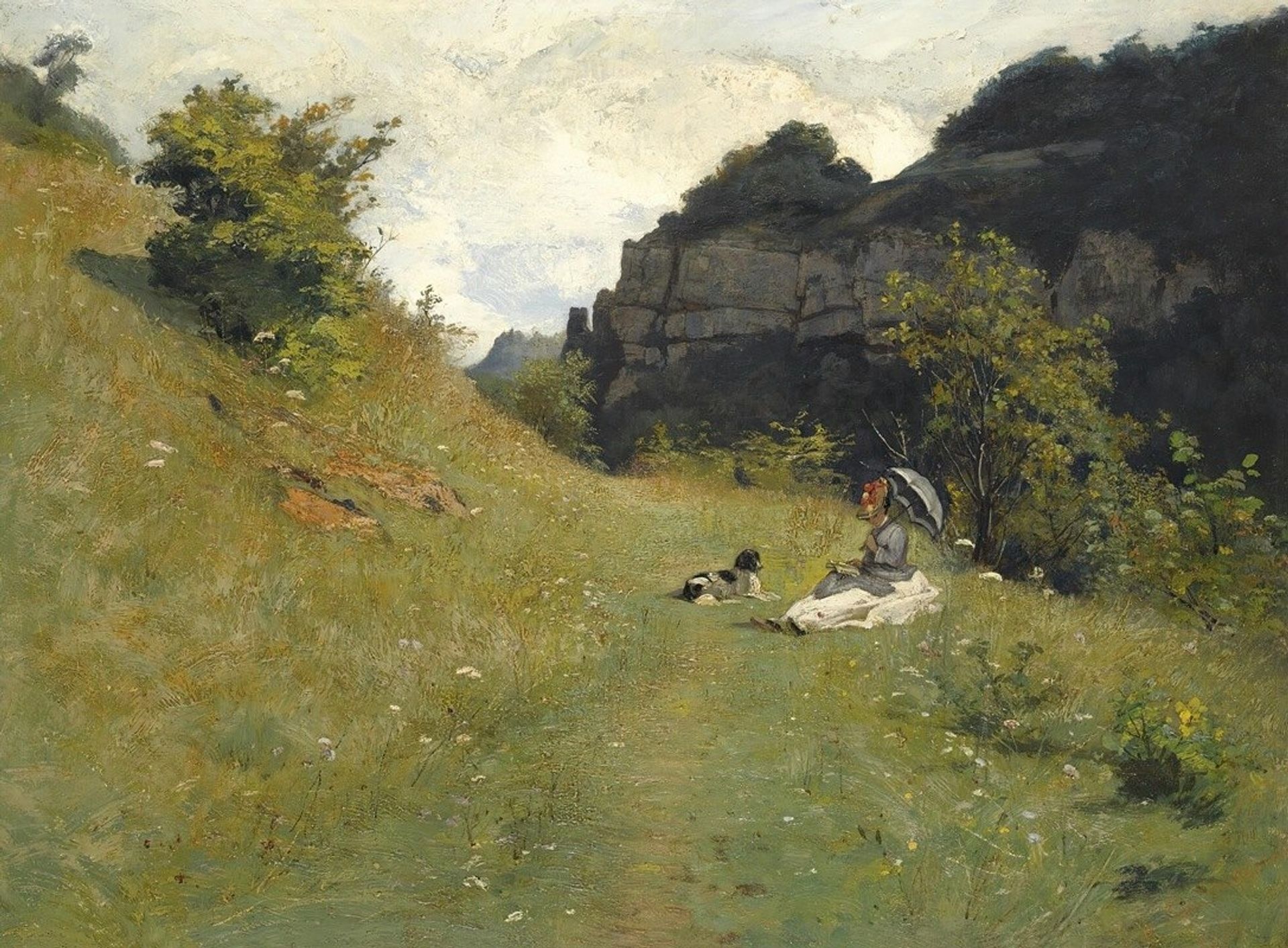 Le Chemin De La Maloche by Jean-Paul Laurens