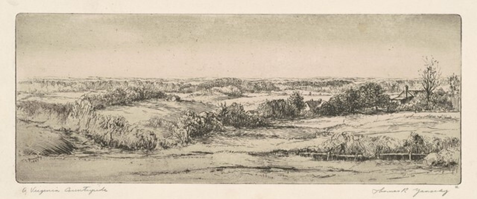A Virginia Countryside by Thomas R. Yanosky
