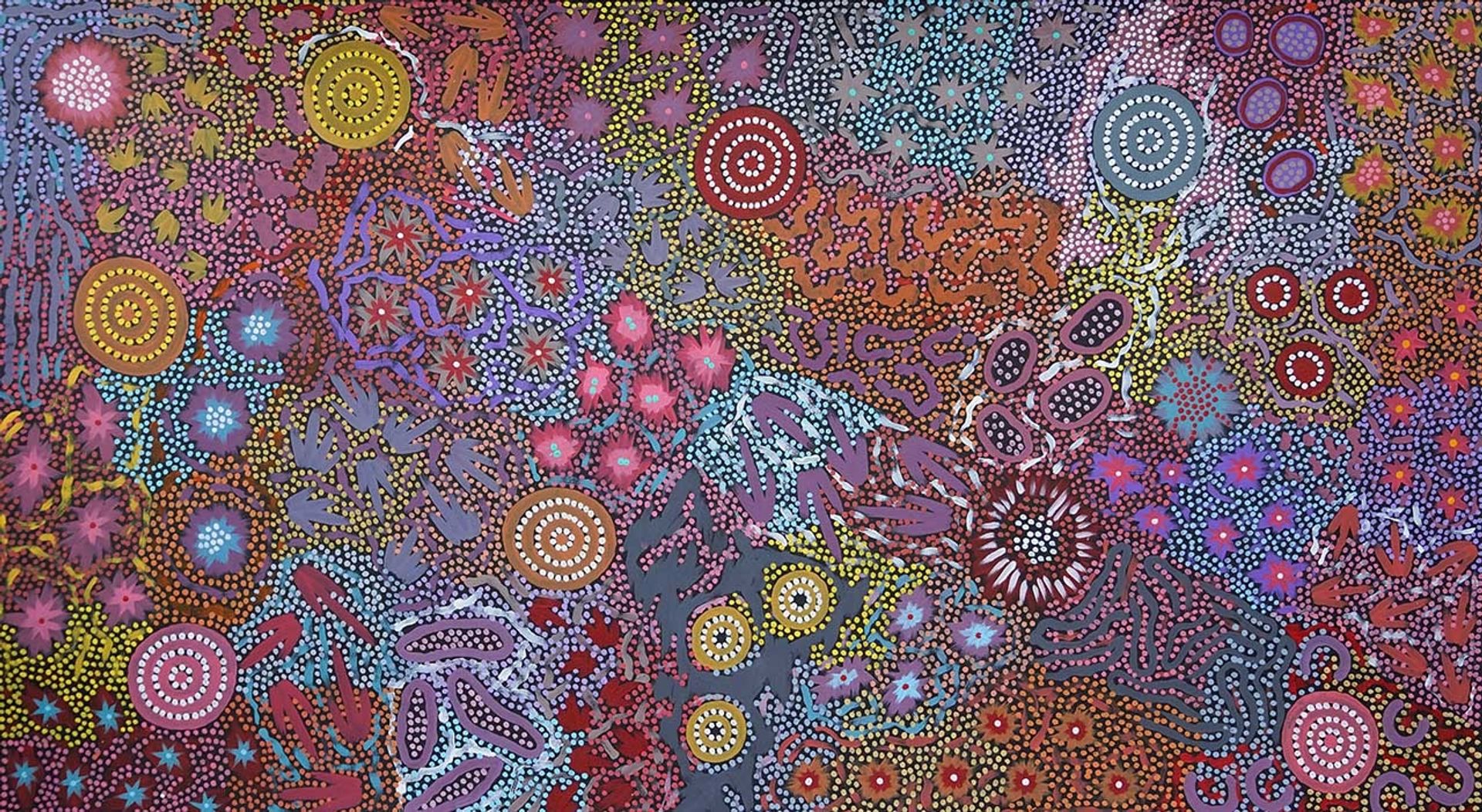 Grandmother's Country by Michelle Possum Nungurrayi