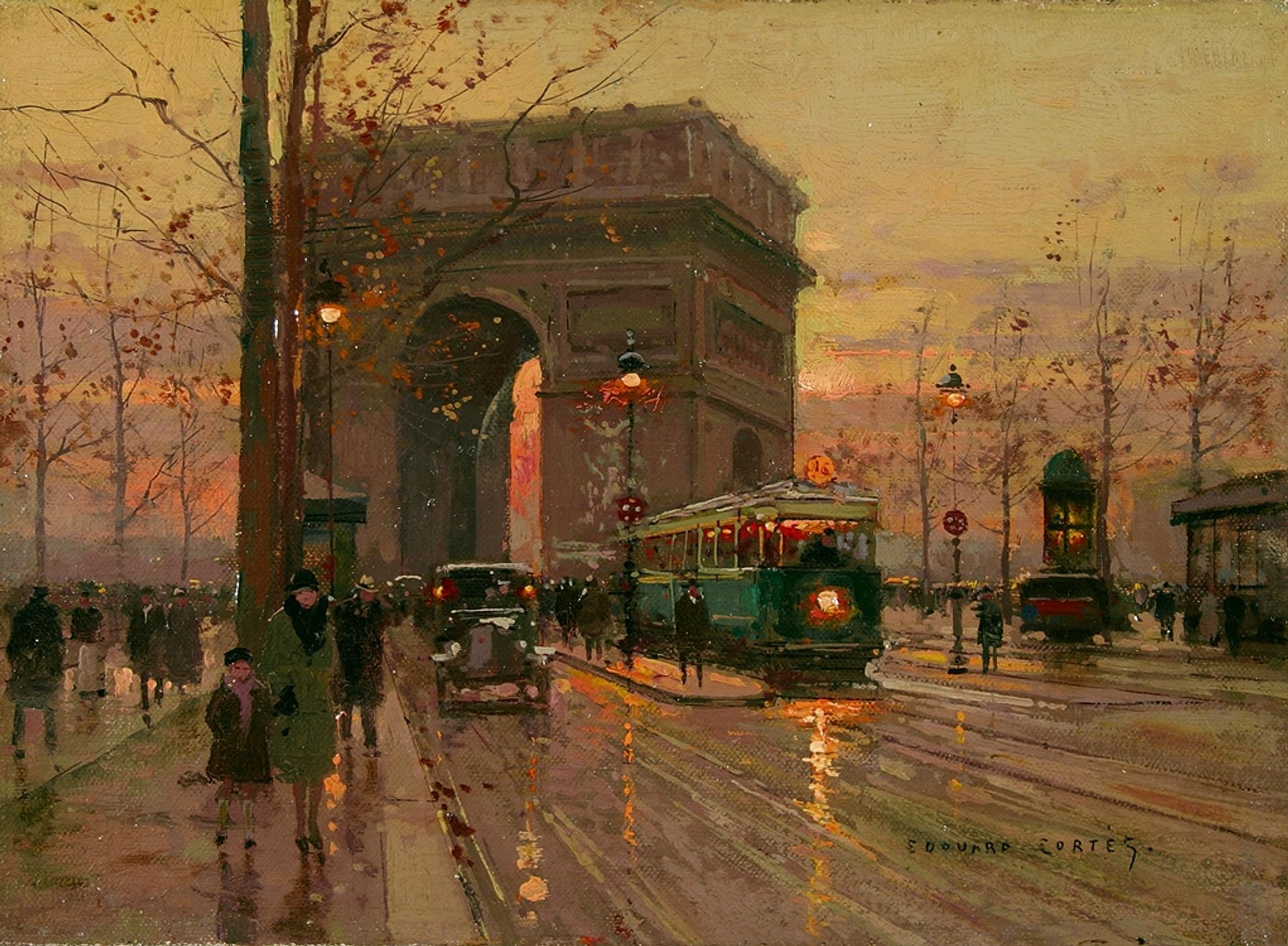 Triumphal Arch by Edouard Cortes
