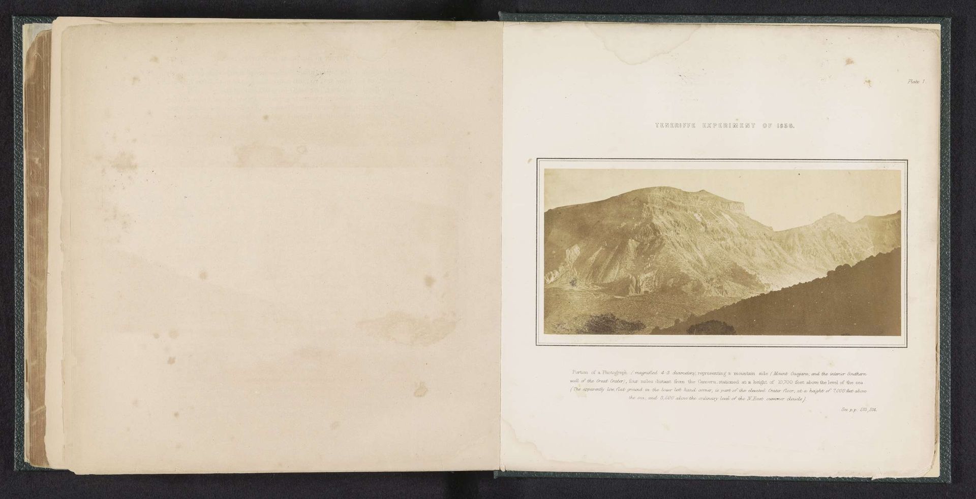 Gezicht op de Montaña de Guajara op Tenerife by Charles Piazzi Smyth