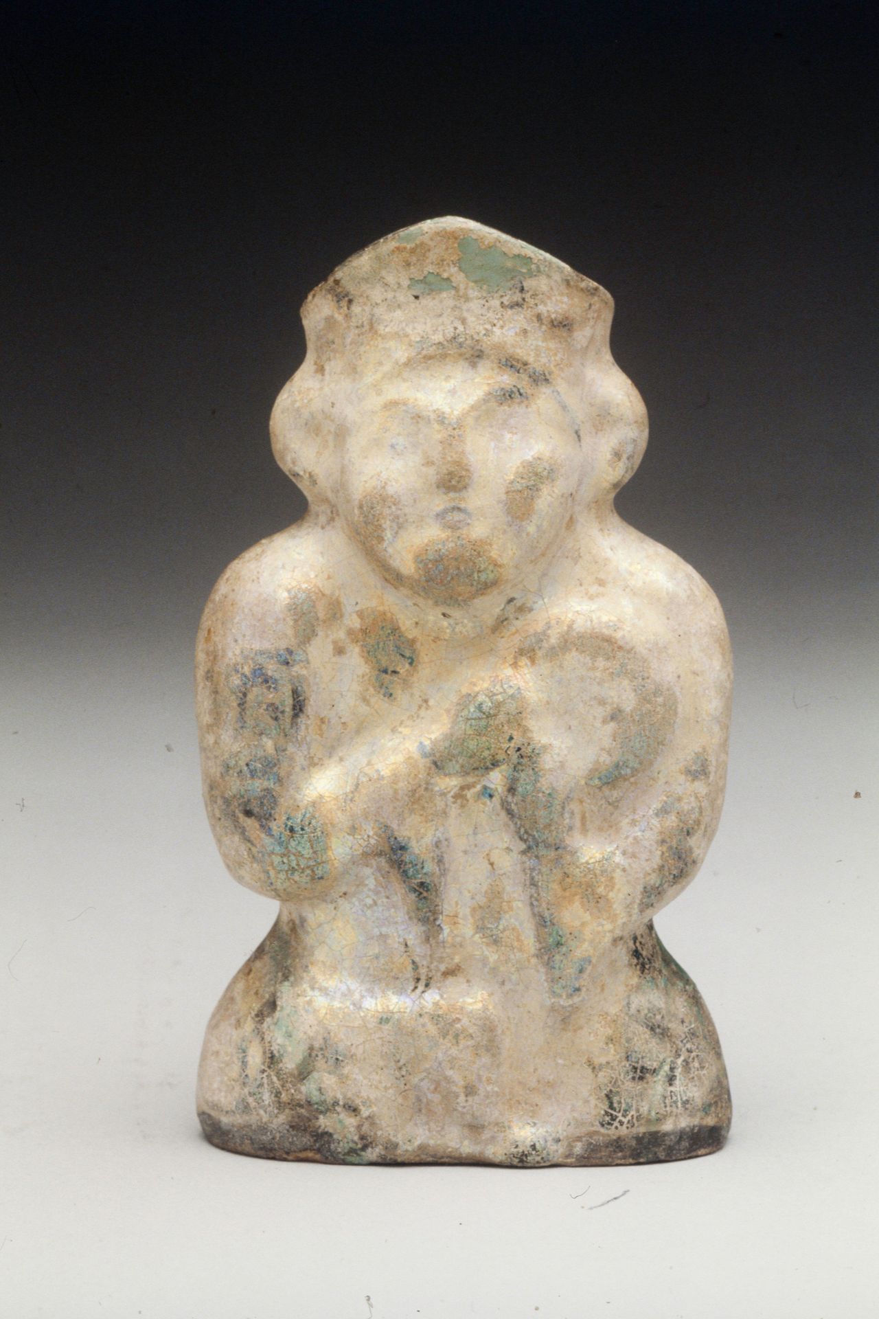 Molded Vessel in the form of a Mother and Child by Anonymous