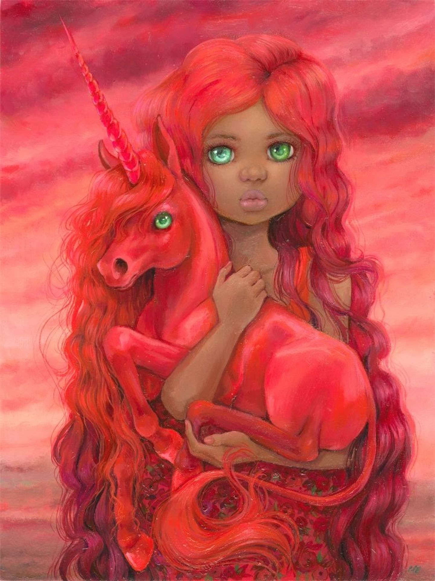 She Who Greets with Fire by Camilla d'Errico