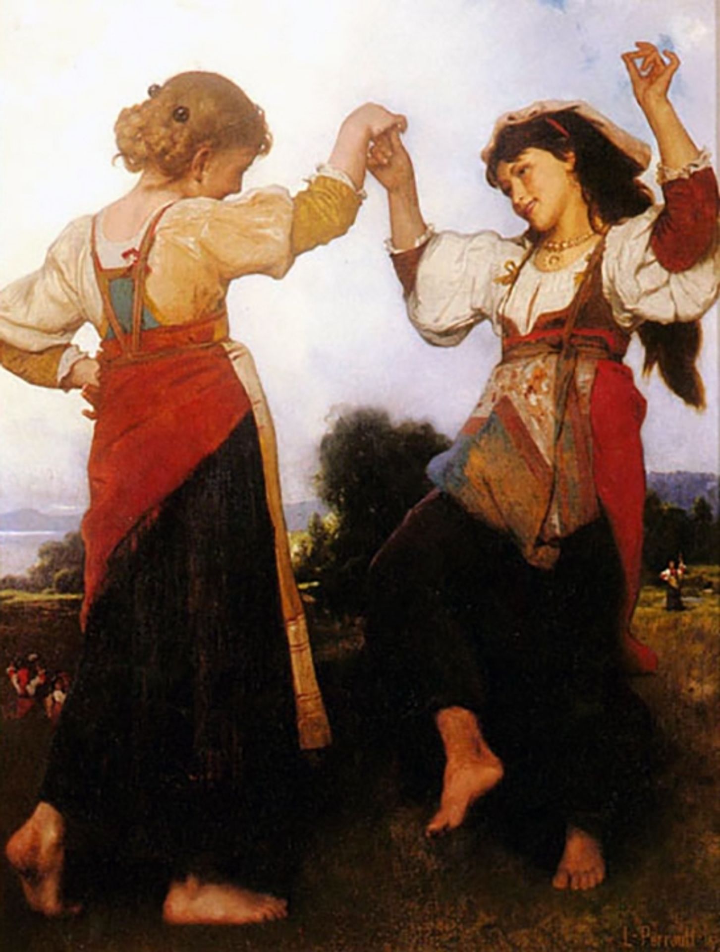 The tarantella by Léon Bazile Perrault