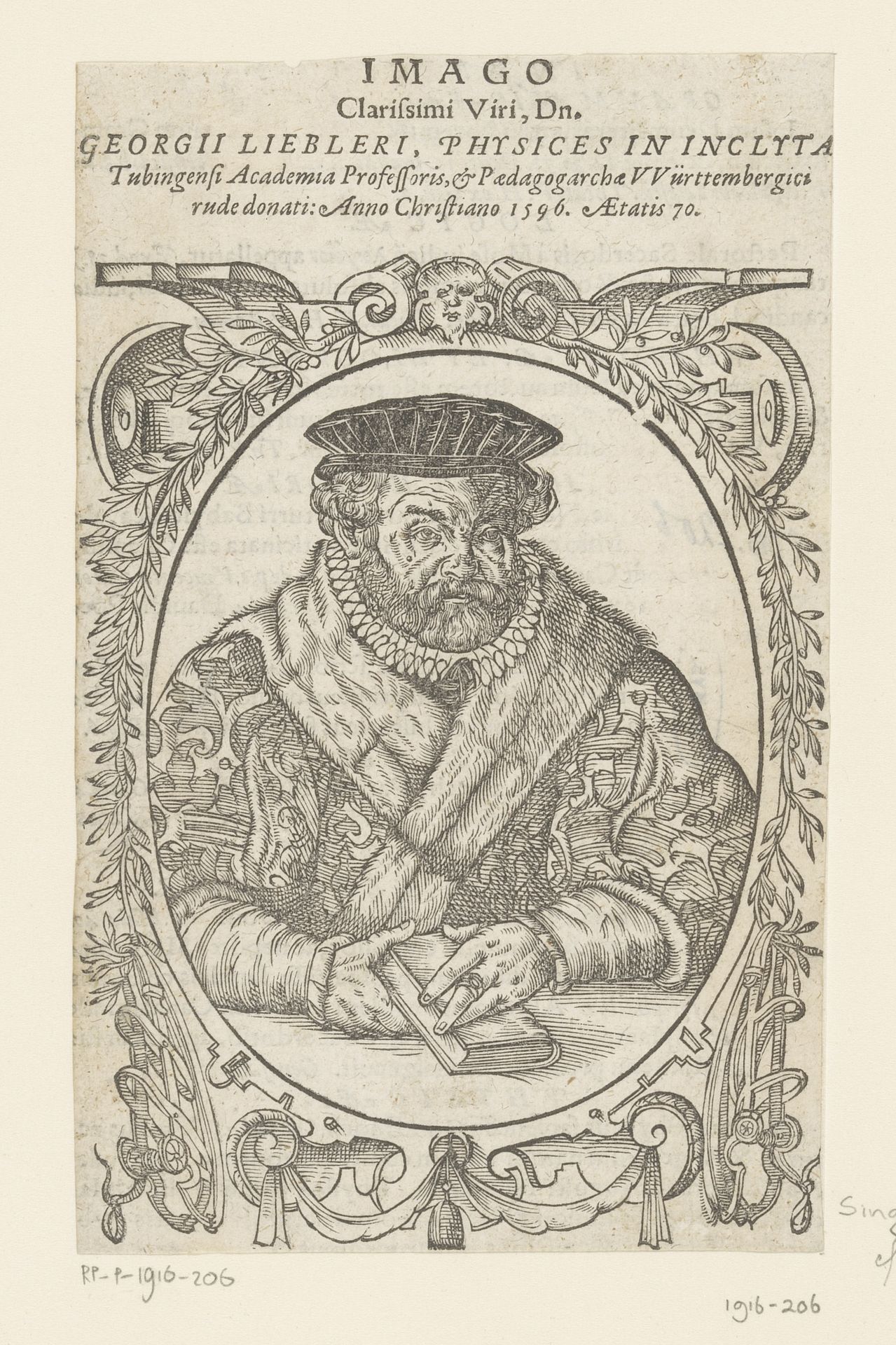 Portret van Georg Liebler by Jakob Lederlein