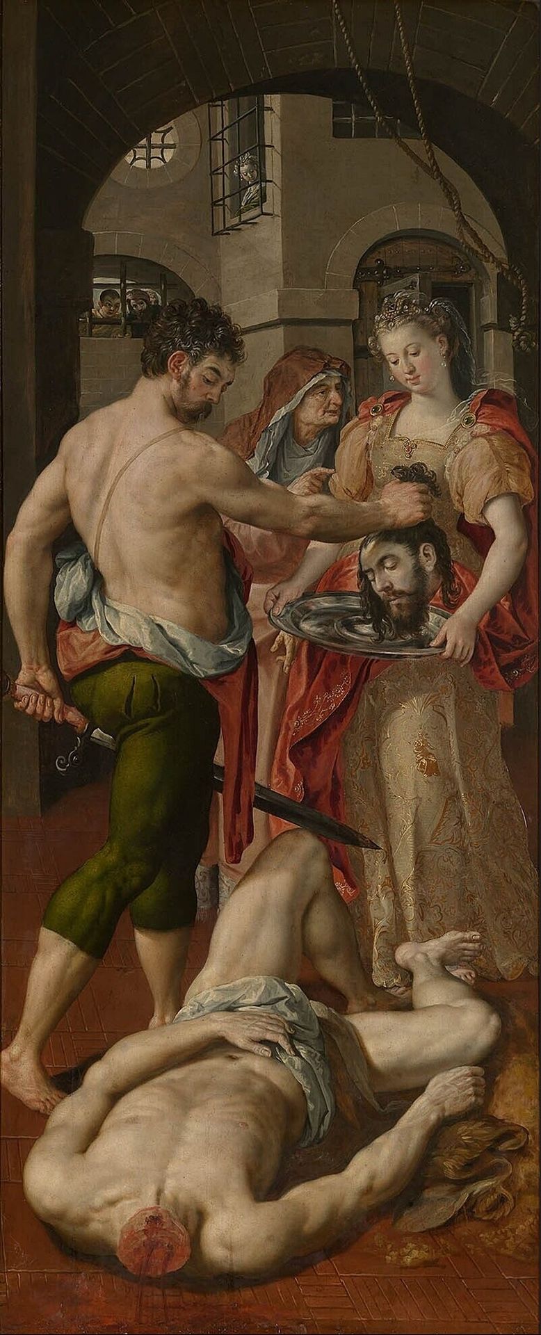 Beheading of John the Baptist by Maarten de Vos