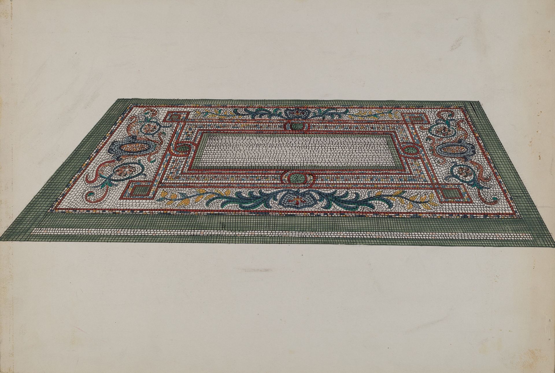 Marble Mosaic Floor by Ellen Duncan