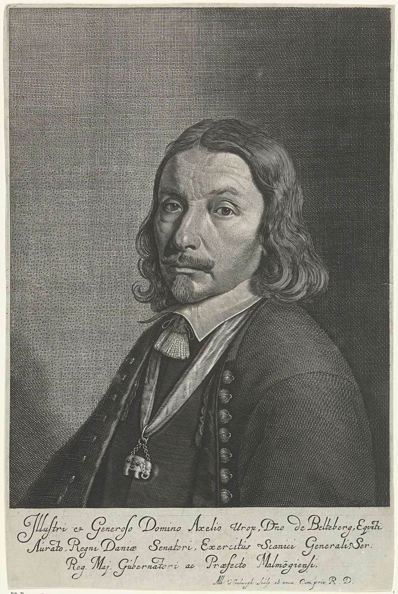 Portret van Axel Urup by Albert Haelwegh