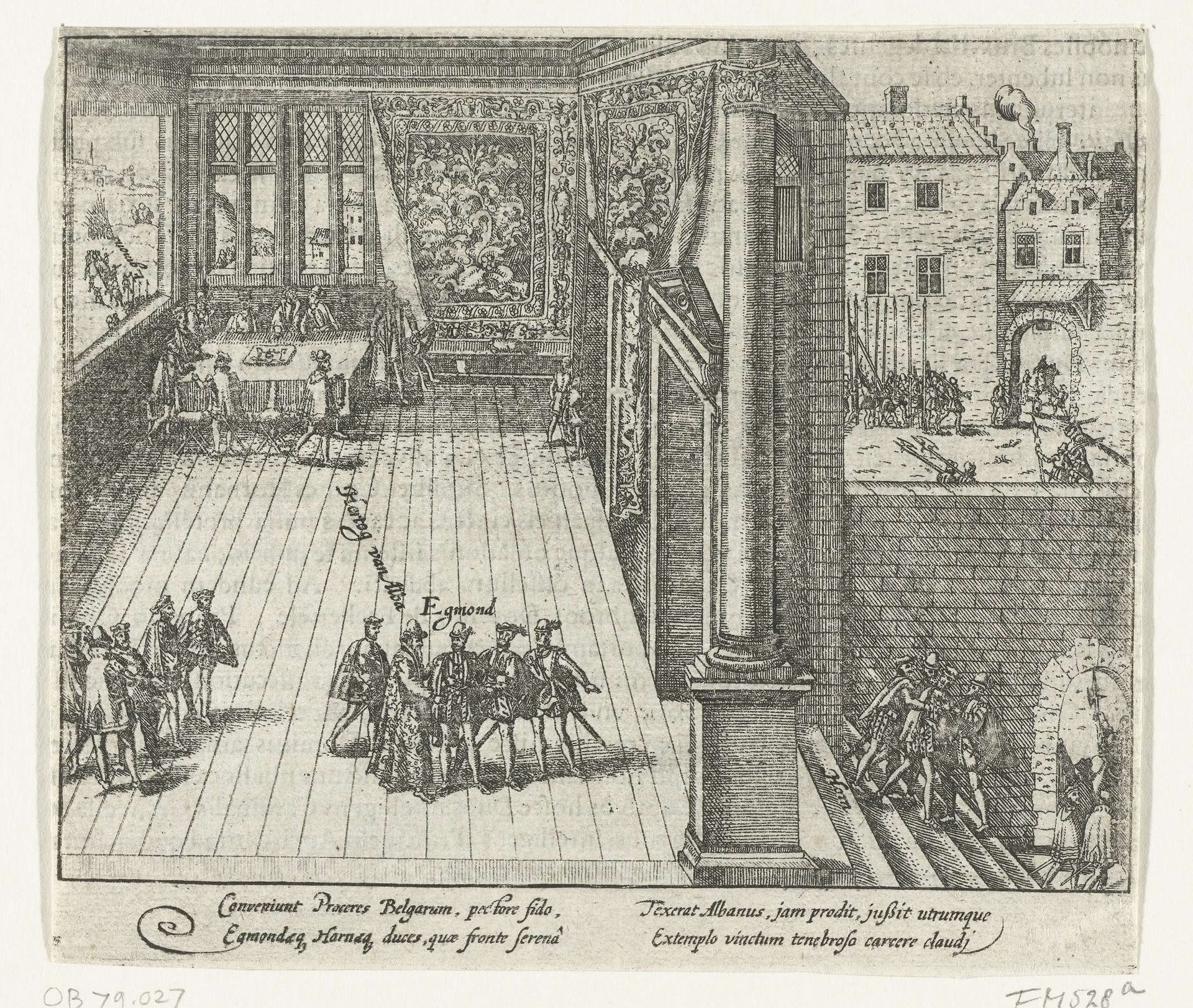 Gevangenneming van Egmond en Horne, 1567 by Anonymous