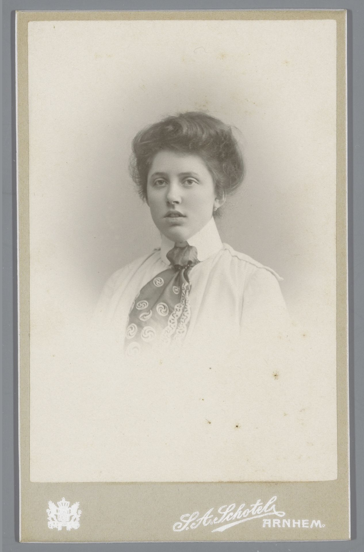 Portret van Betsy van Vleugel by Stephanus Adrianus Schotel