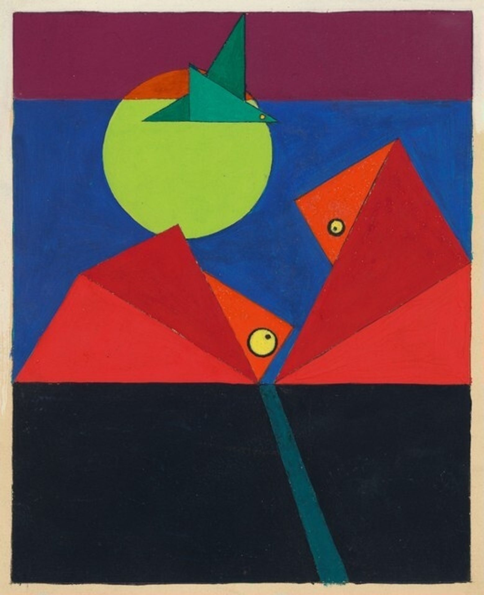The Lugubrious Mysterious Midnight Hour Phantom Green Cheese Moon by Edward Steichen