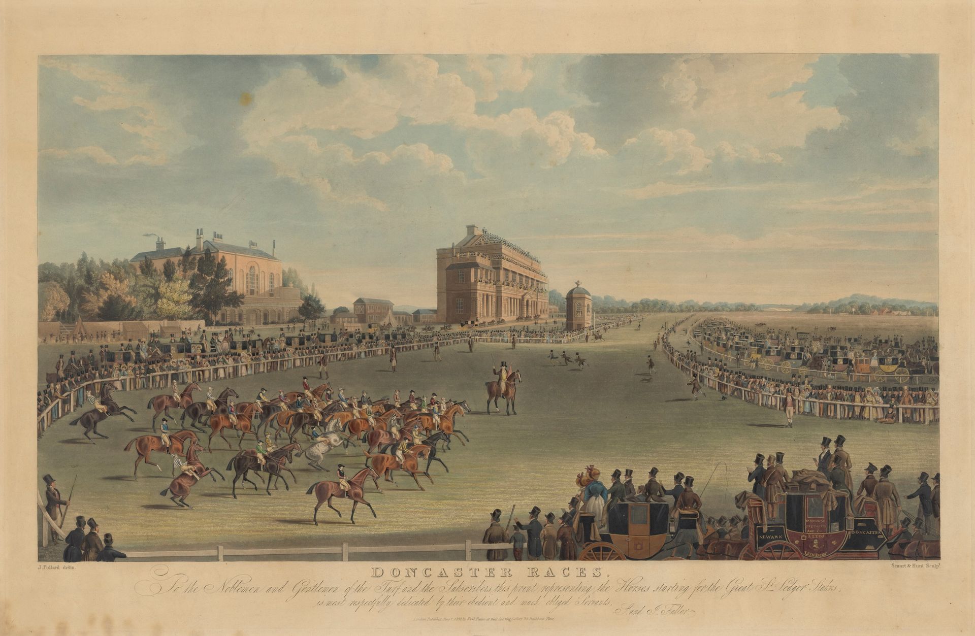 Doncaster Races: The Horses Starting for the Great St. Ledger Stakes by James Pollard