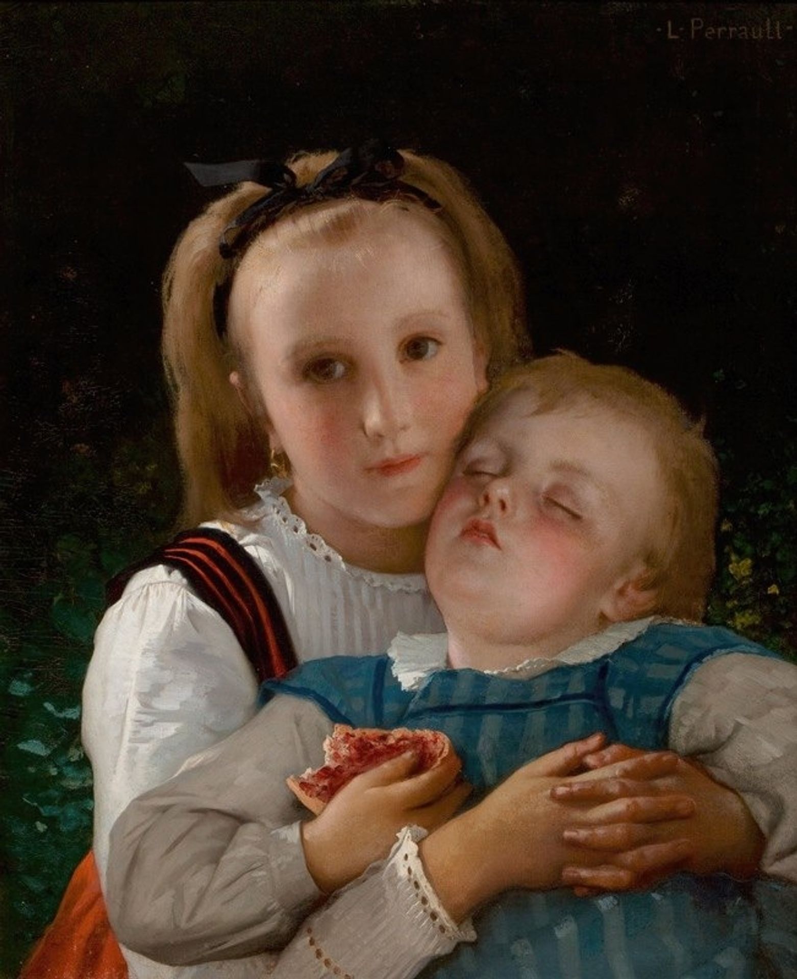 L’ amour Fraternel by Léon Bazile Perrault