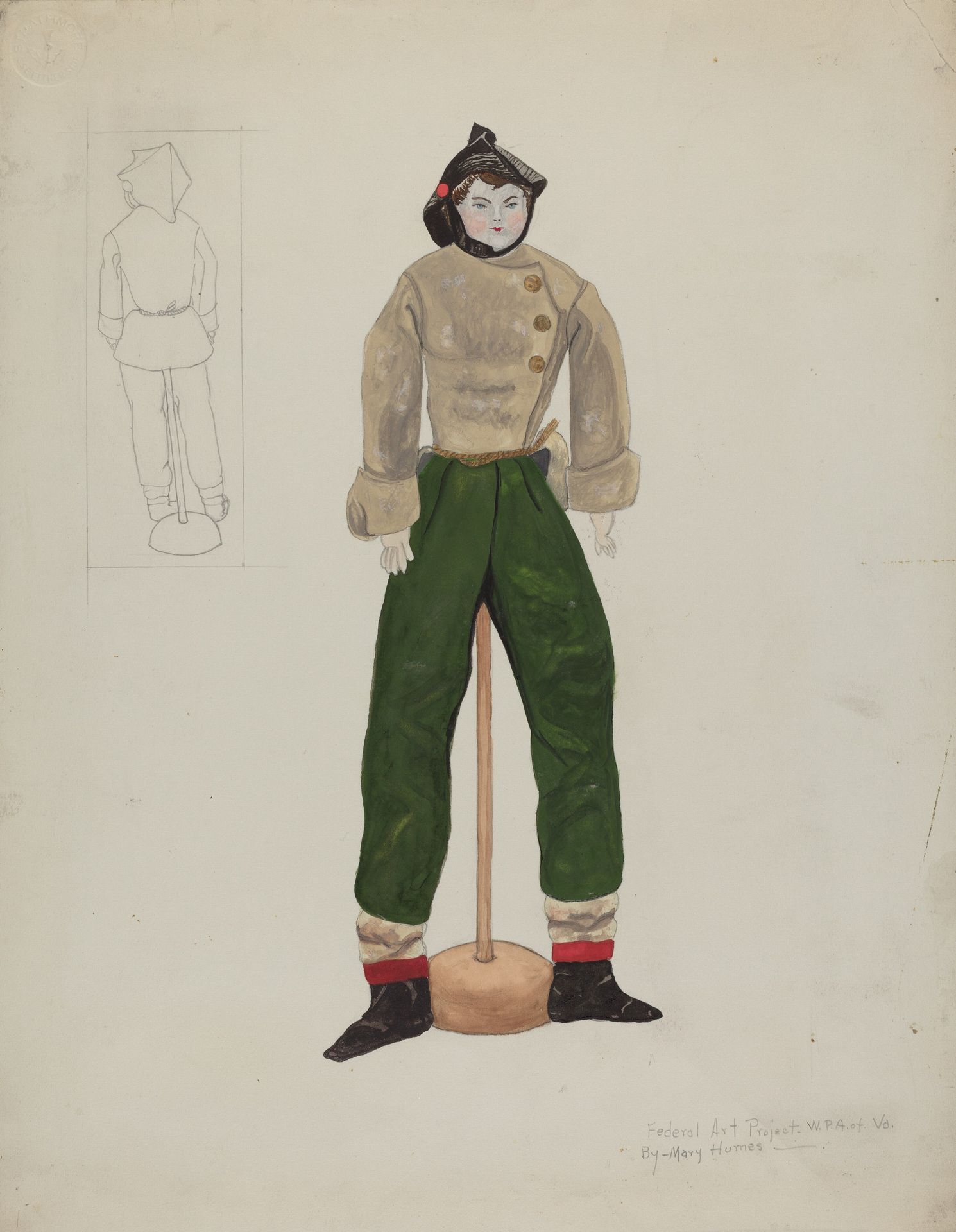 Doll and Costume by Mary E. Humes