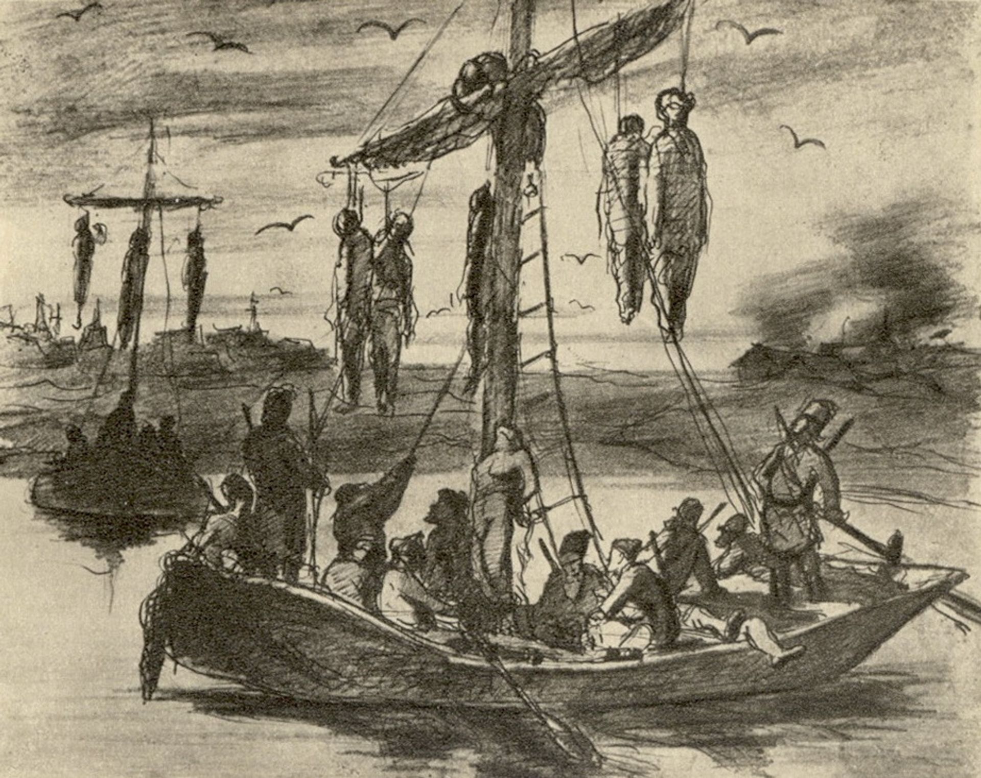 Executed by Pugachev by Vasily Perov