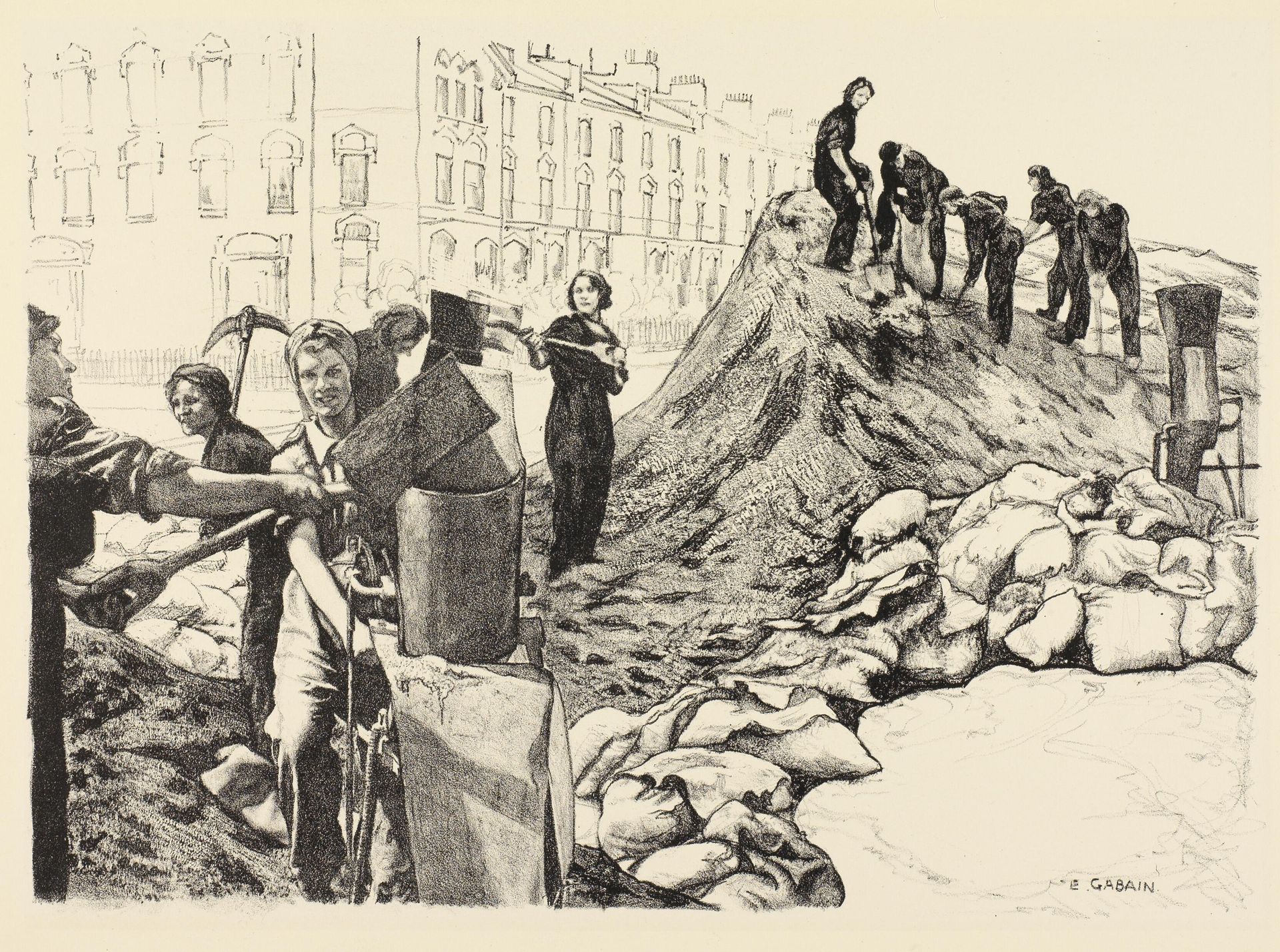 The Islington Borough Council have employed women on this strenuous task by Ethel Léontine Gabain