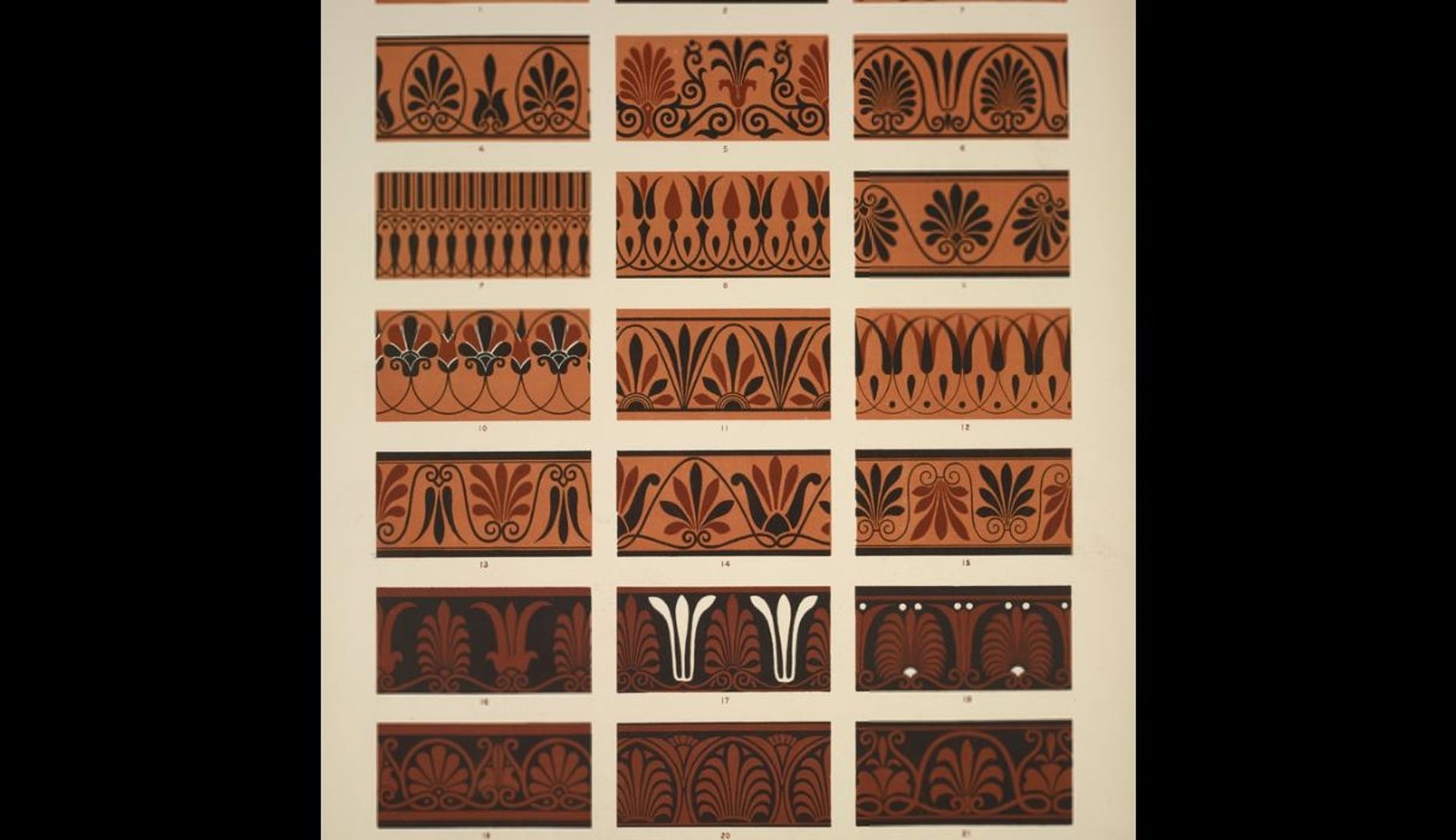 Greek no. 2. The various forms of the Greek fret. by Owen Jones