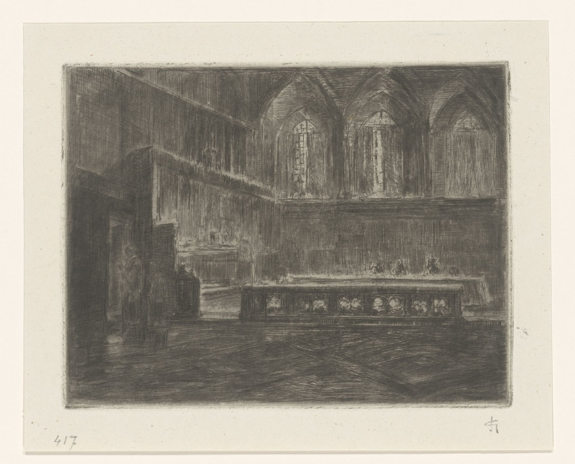 Gezicht op de sacristie van de Basiliek van San Marco in Venetië by Carel Nicolaas Storm van 's-Gravesande