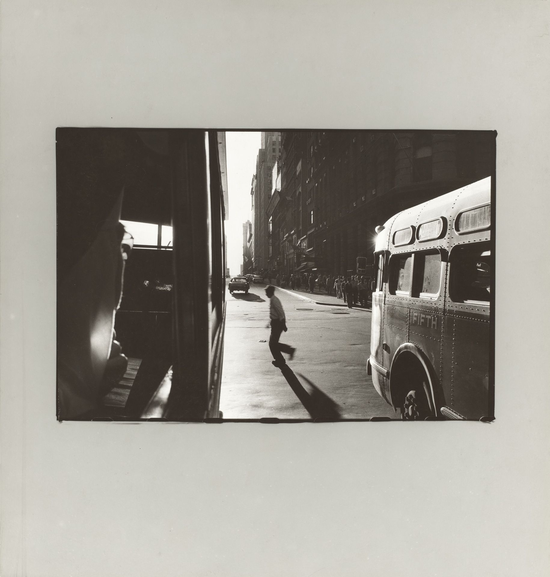 From the Bus, New York by Robert Frank