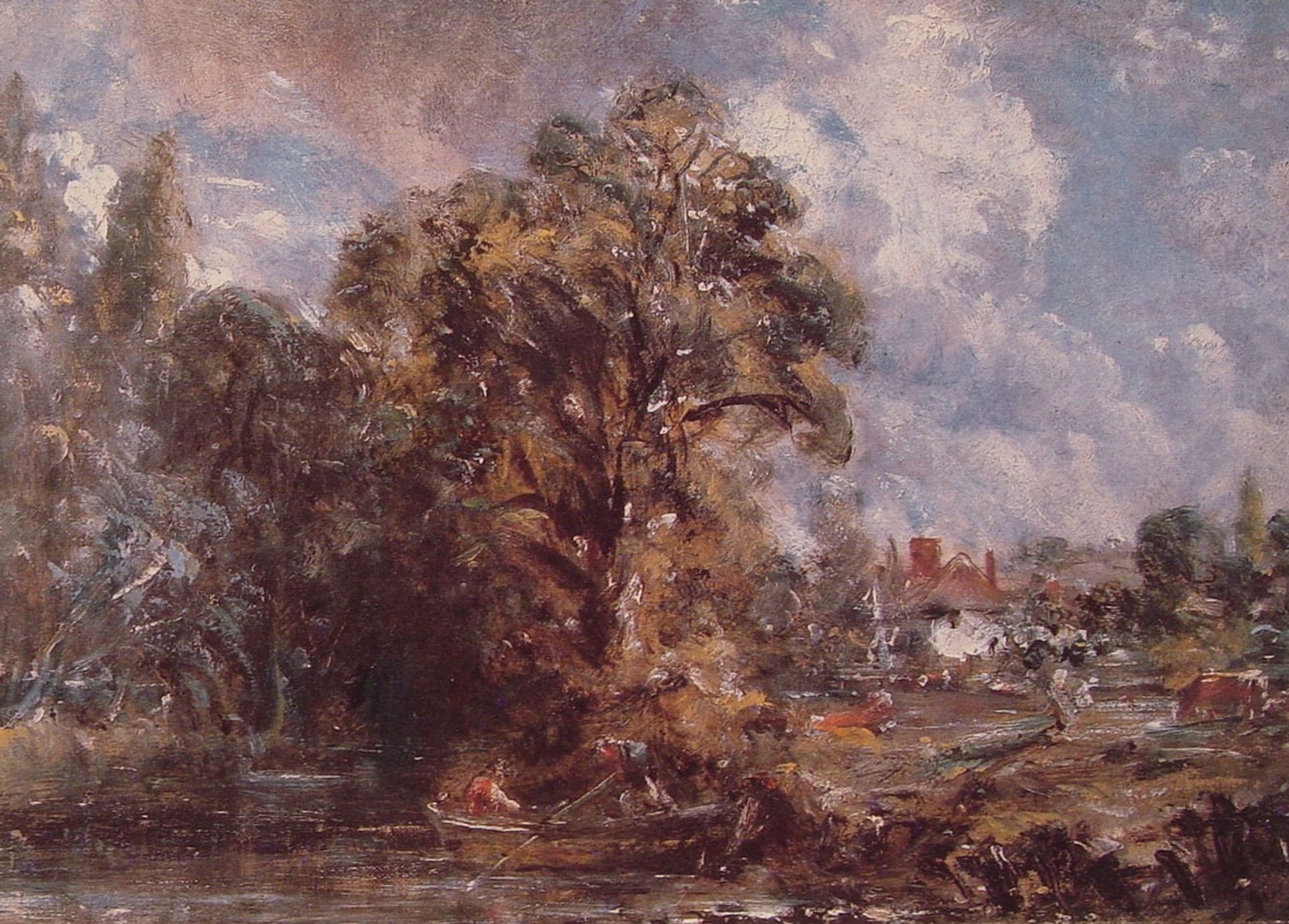 Scene on a River 1 by John Constable