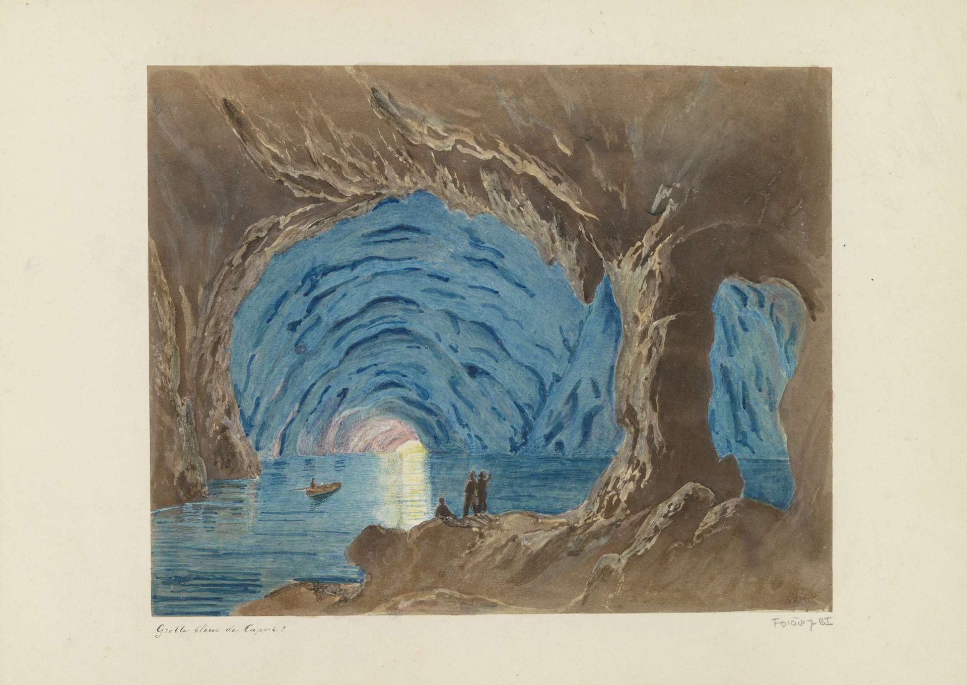Blauwe Grot op Capri by Giorgio Sommer