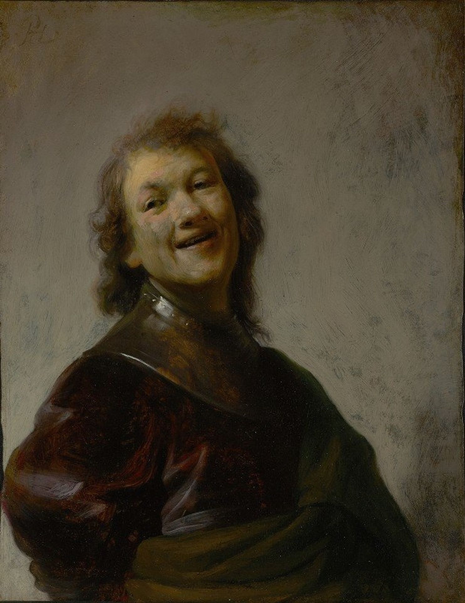 Rembrandt Laughing by Rembrandt van Rijn