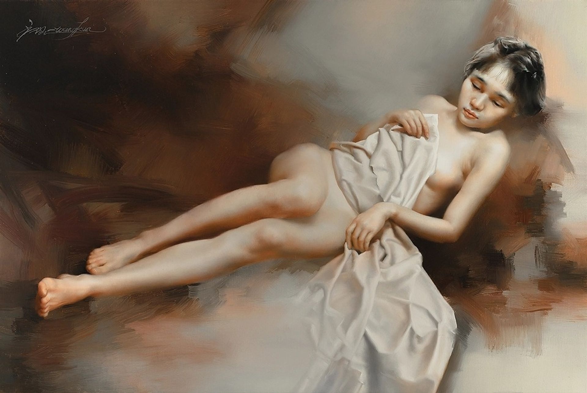White Satin by Kun Wang