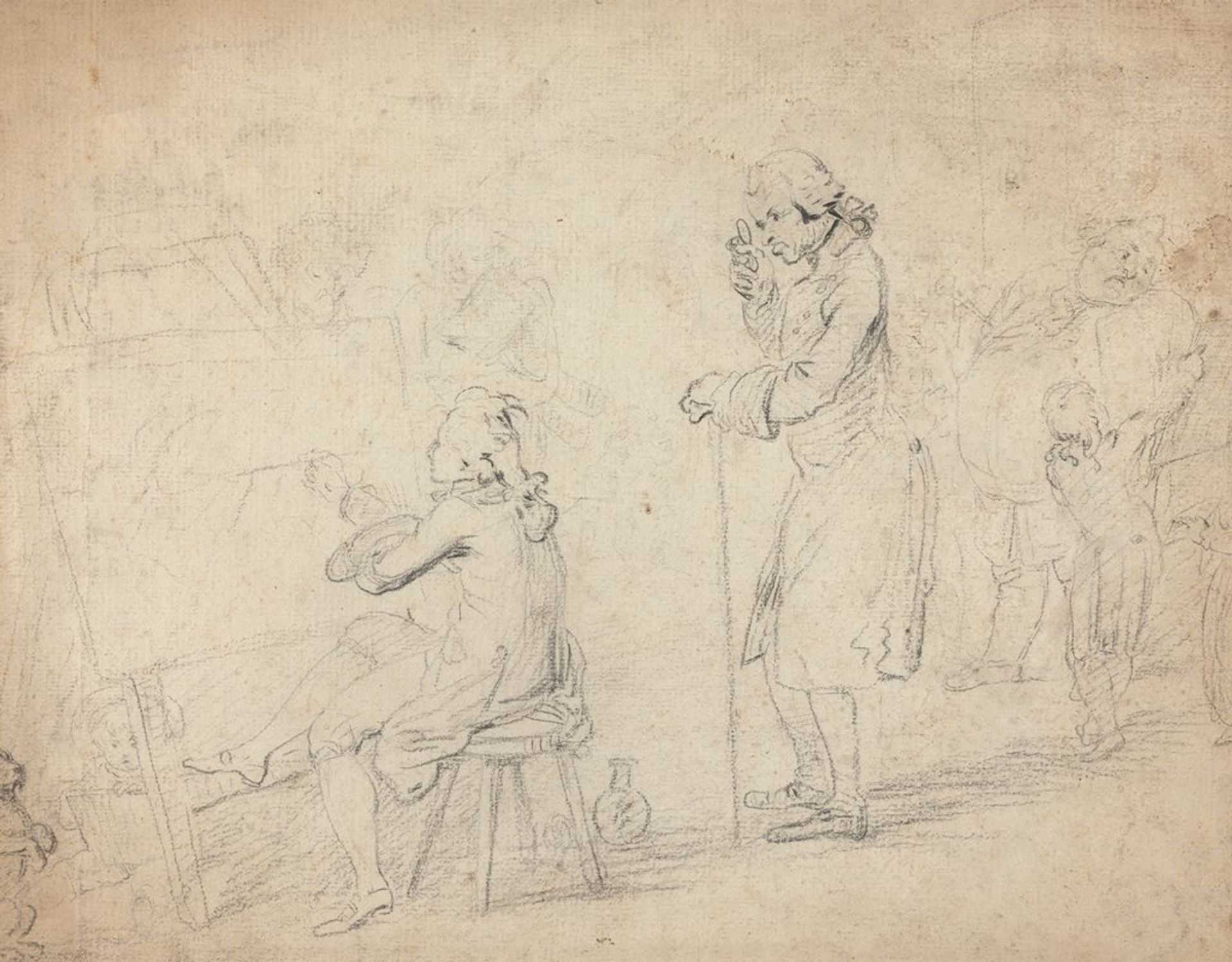 The Connoisseur by Benjamin West