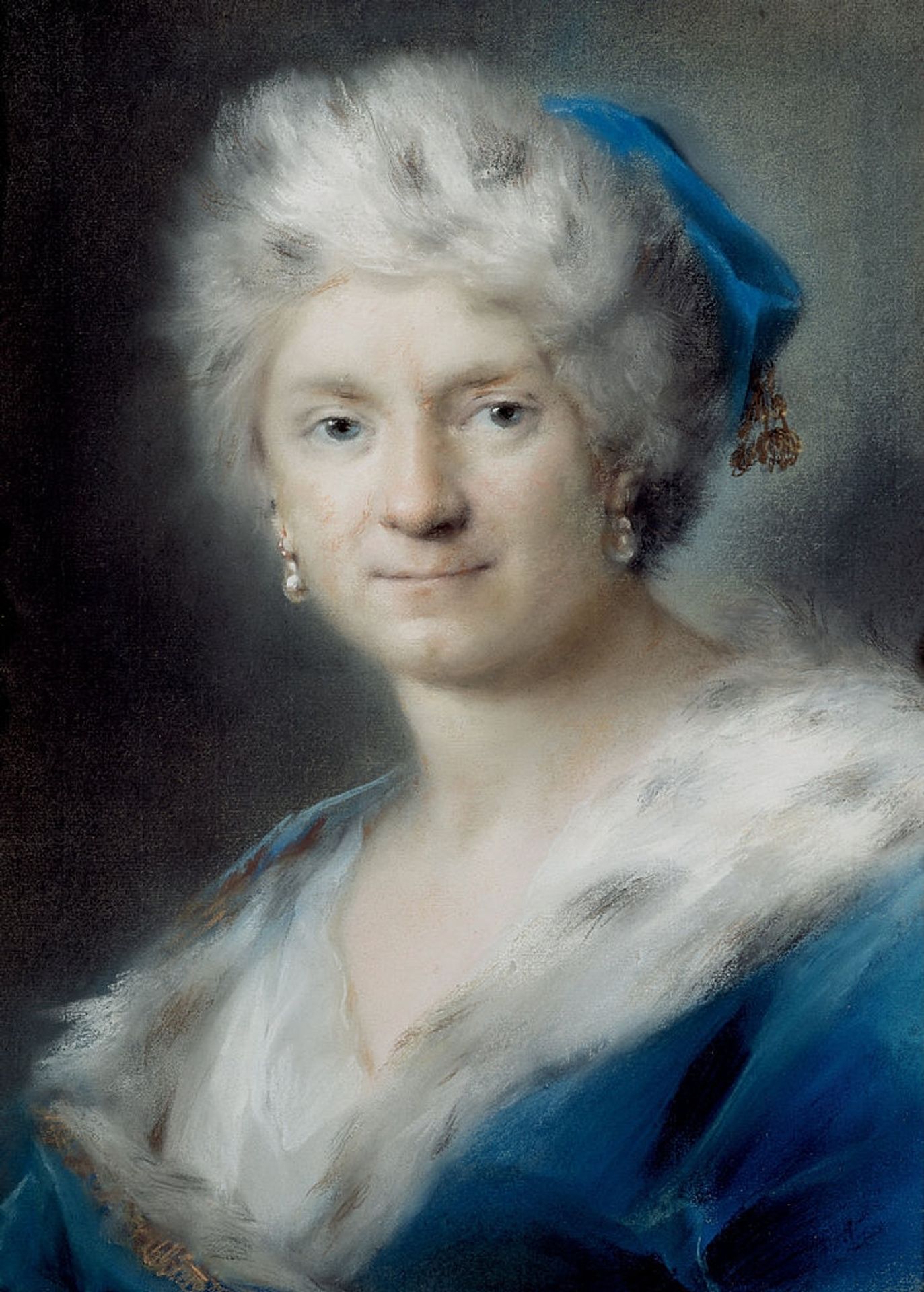 Self-Portrait as Winter by Rosalba Carriera