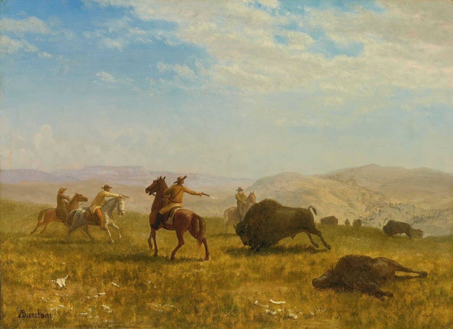 The Wild West by Albert Bierstadt