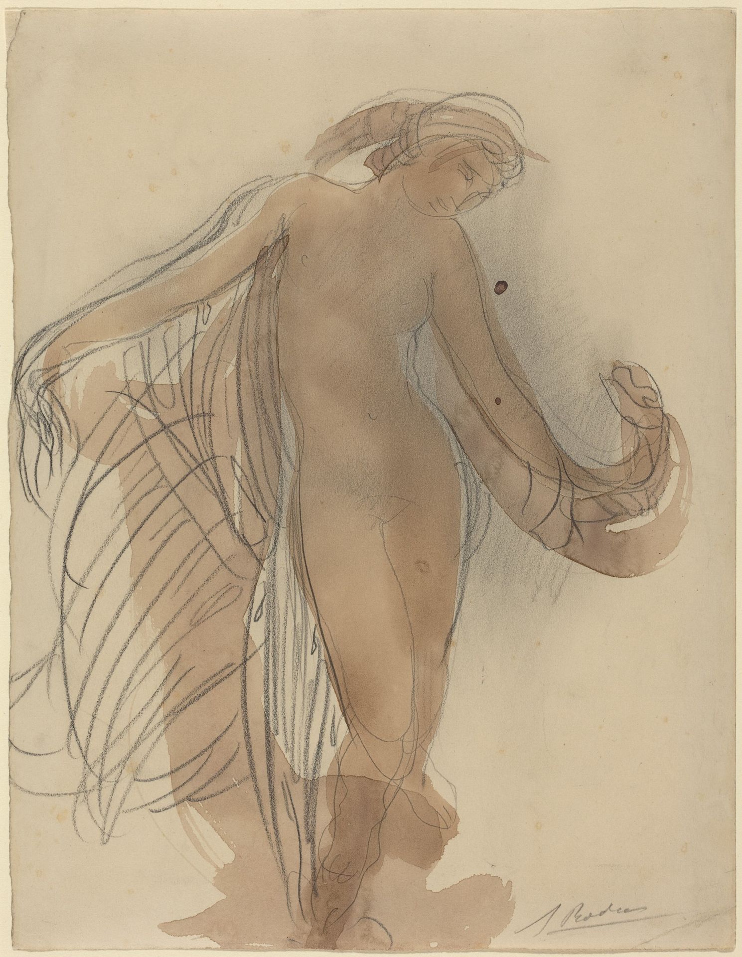 Figure Facing Forward by Auguste Rodin