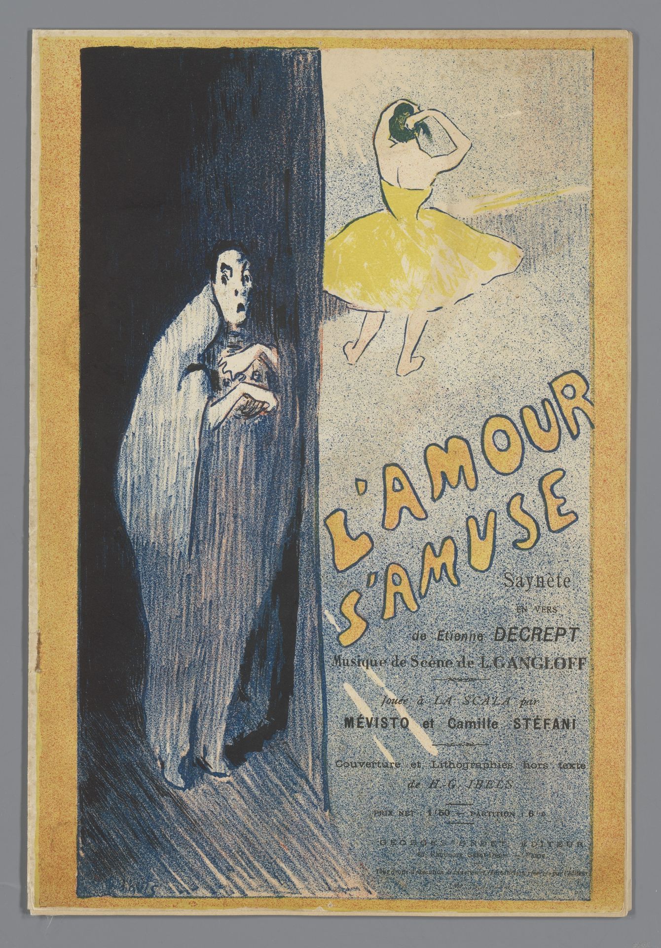 Man en ballerina by Henri-Gabriel Ibels