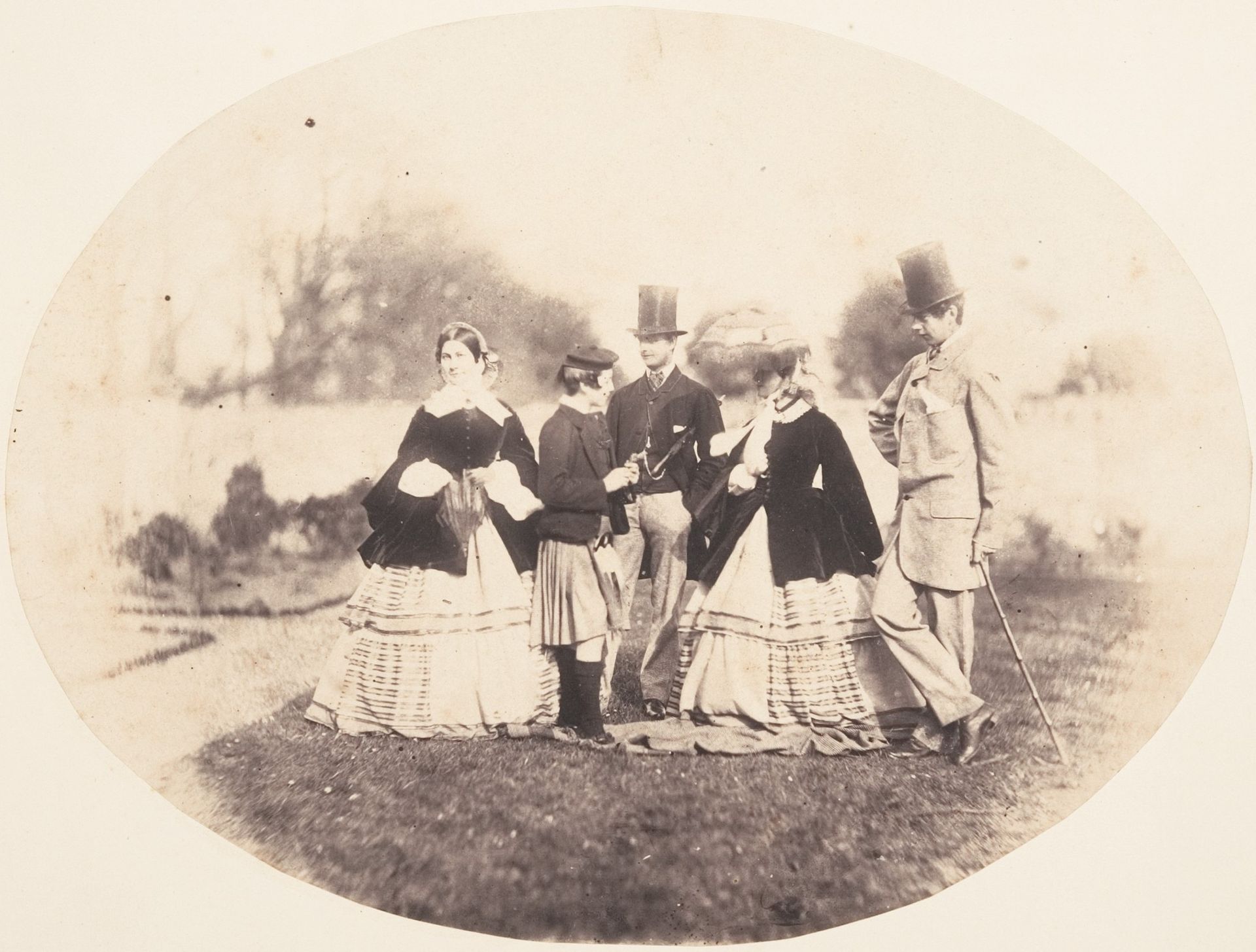 [Elegant Group Outdoors] by Horatio Ross