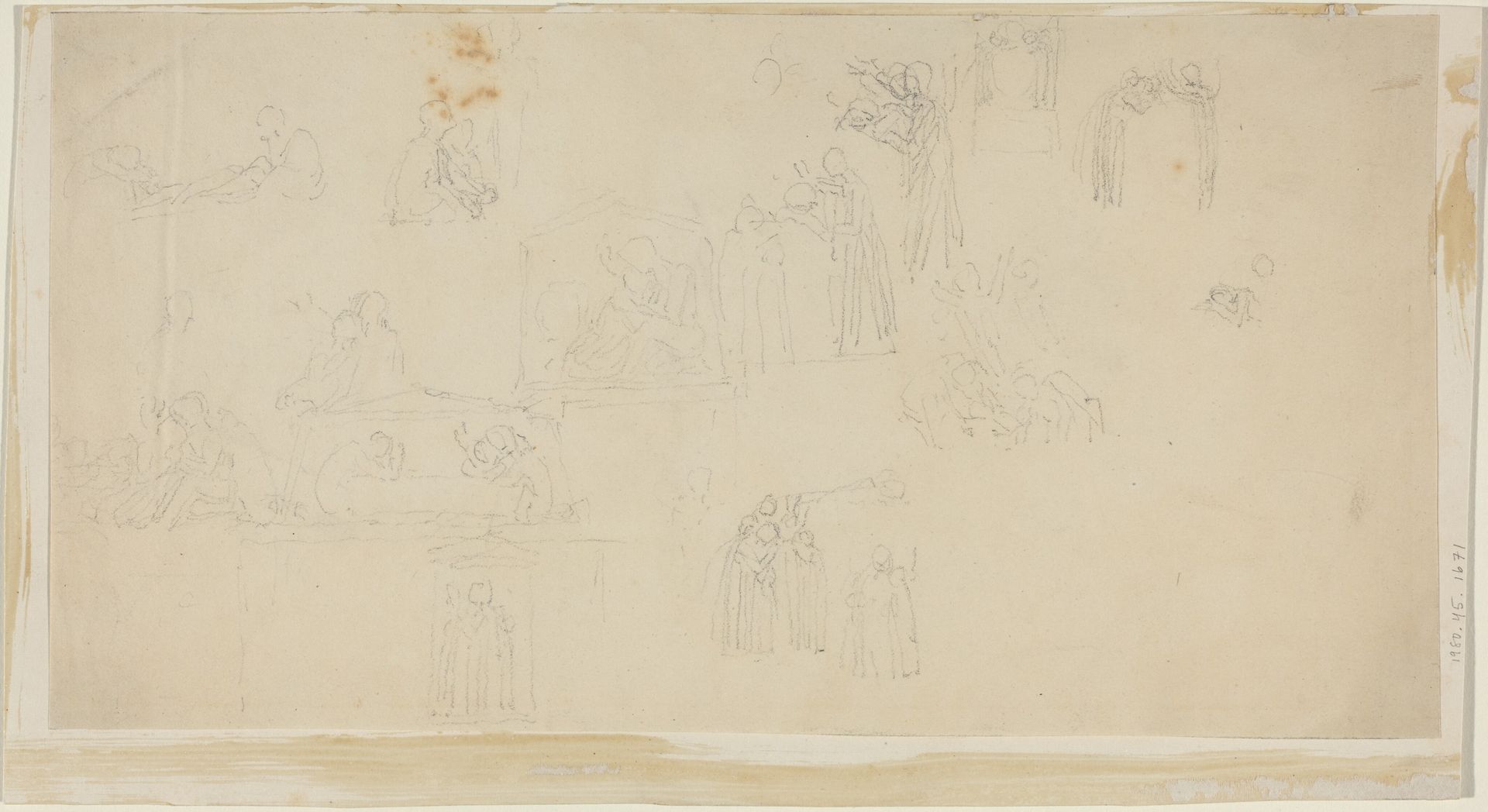 Sheet of Studies by John Flaxman
