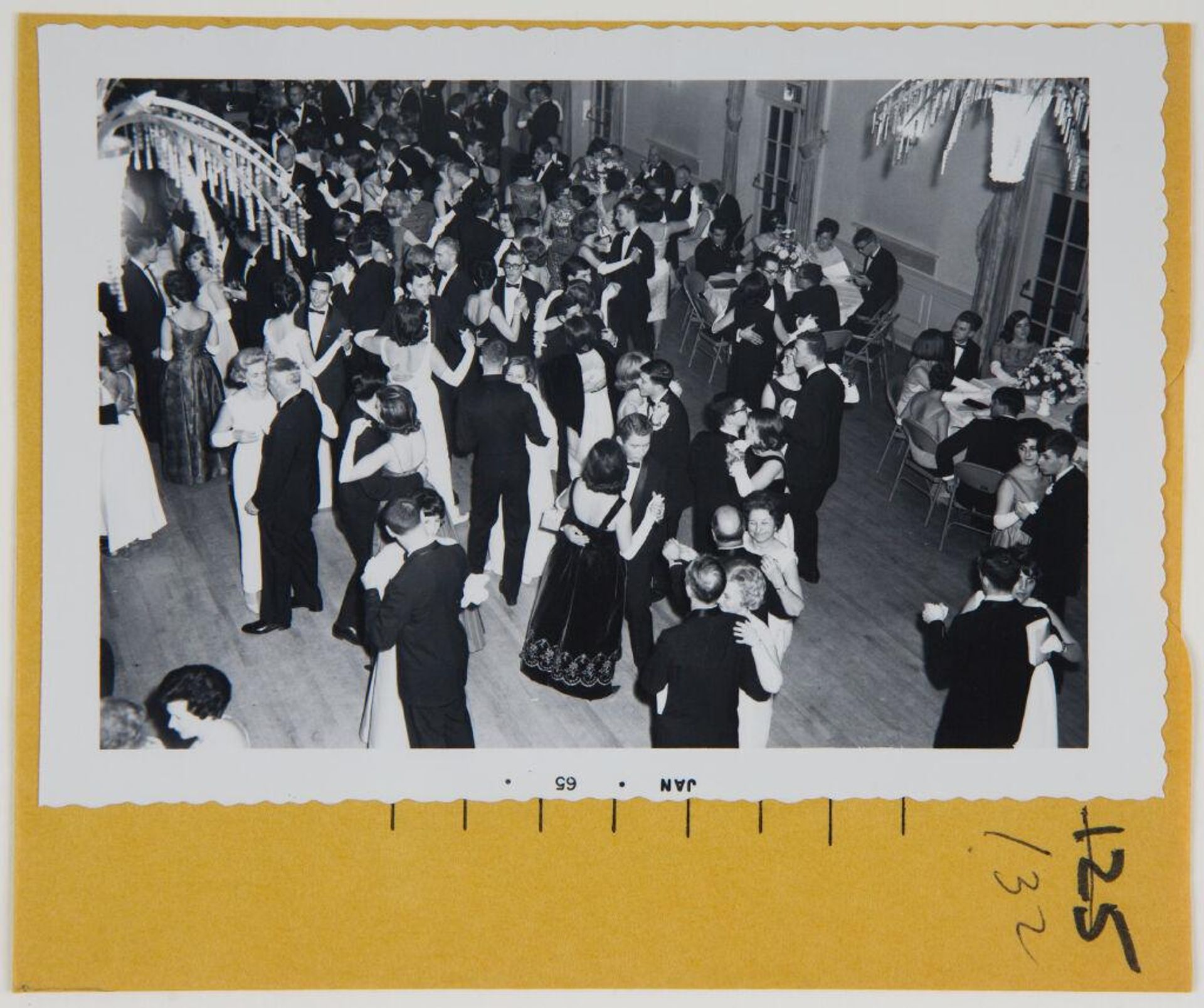 Untitled (crowded dance floor seen from above) by Robert Burian