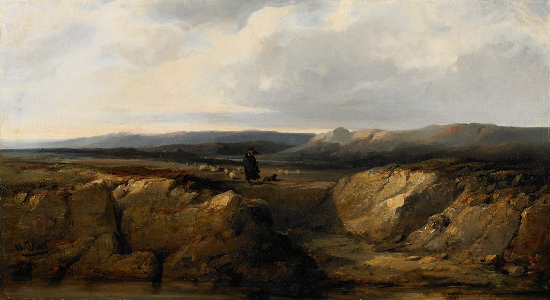 The Shepherd and his Flock by Narcisse-Virgilio Diaz