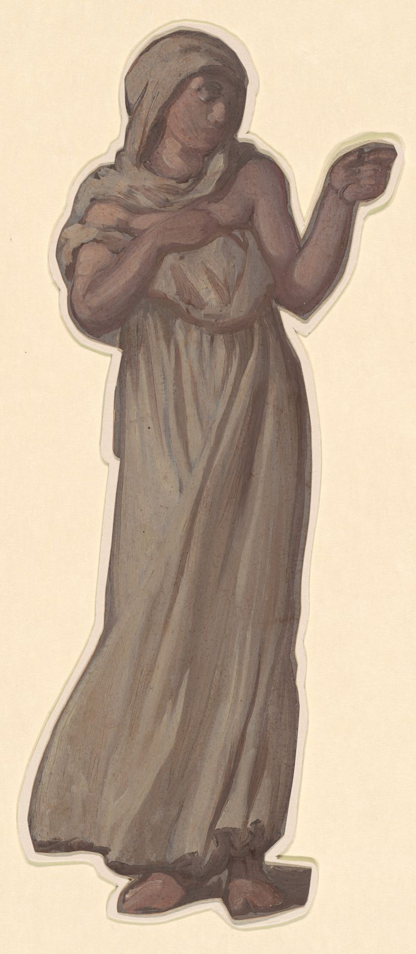 Study for "Greek Girls Bathing" by Elihu Vedder
