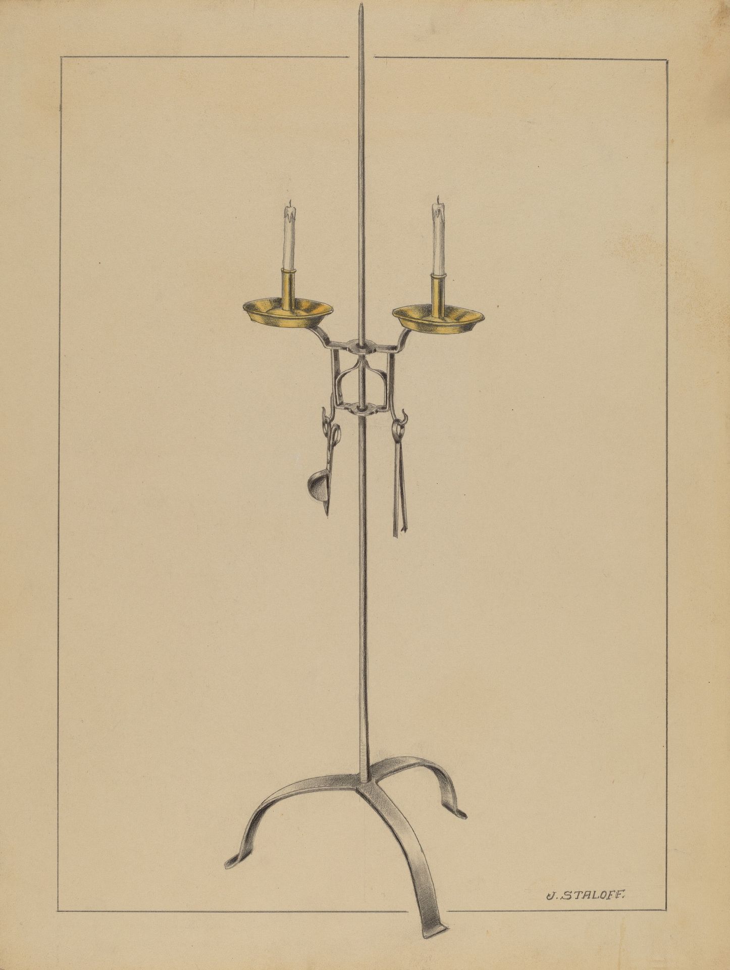 Candlestick Stand by Jack Staloff