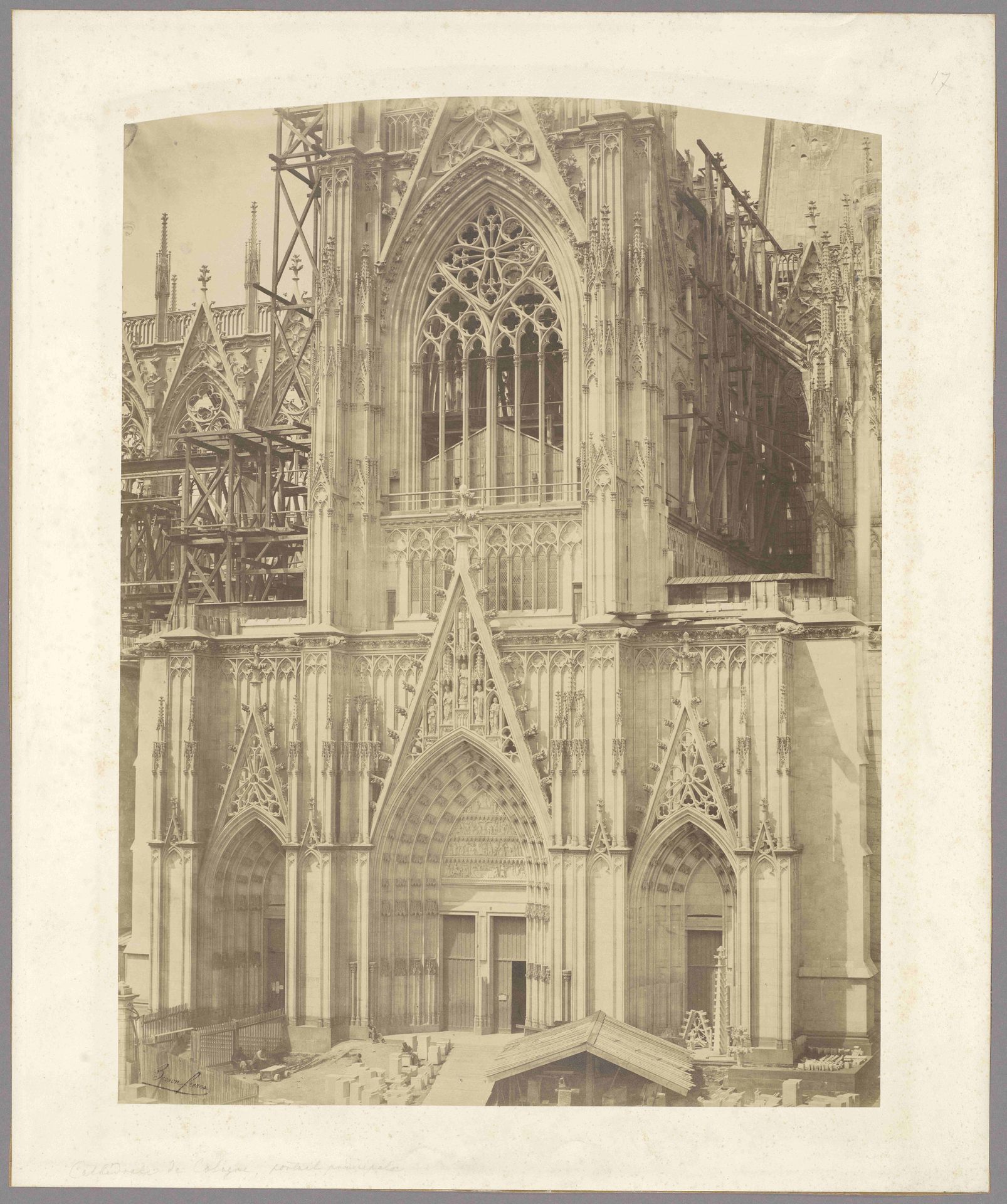 Reims_ West Facade of the Cathedral II by Bisson Frères