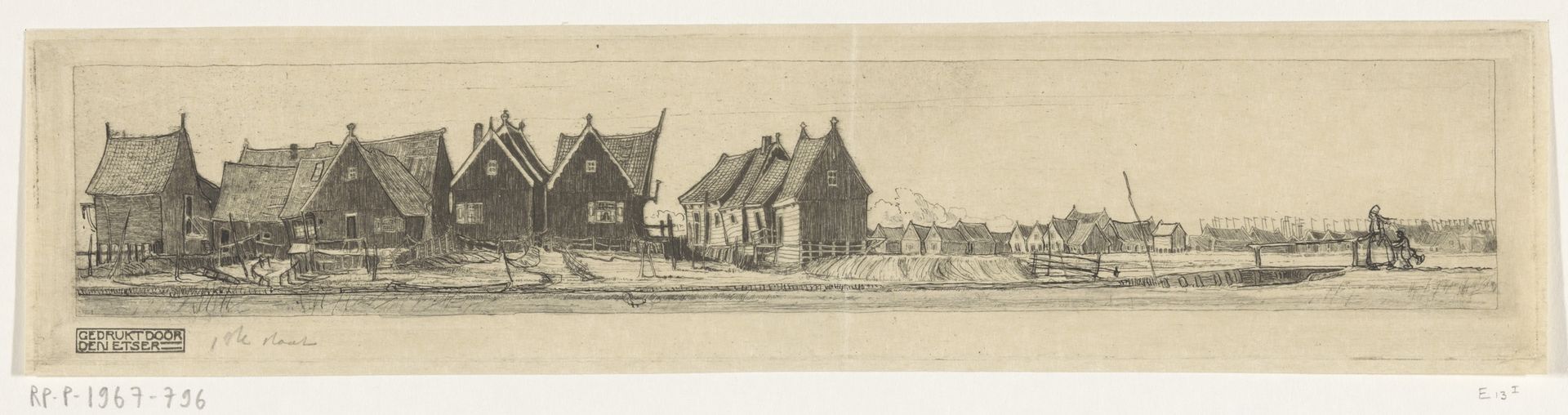 Zicht op het eiland Marken by Wijnand Otto Jan Nieuwenkamp
