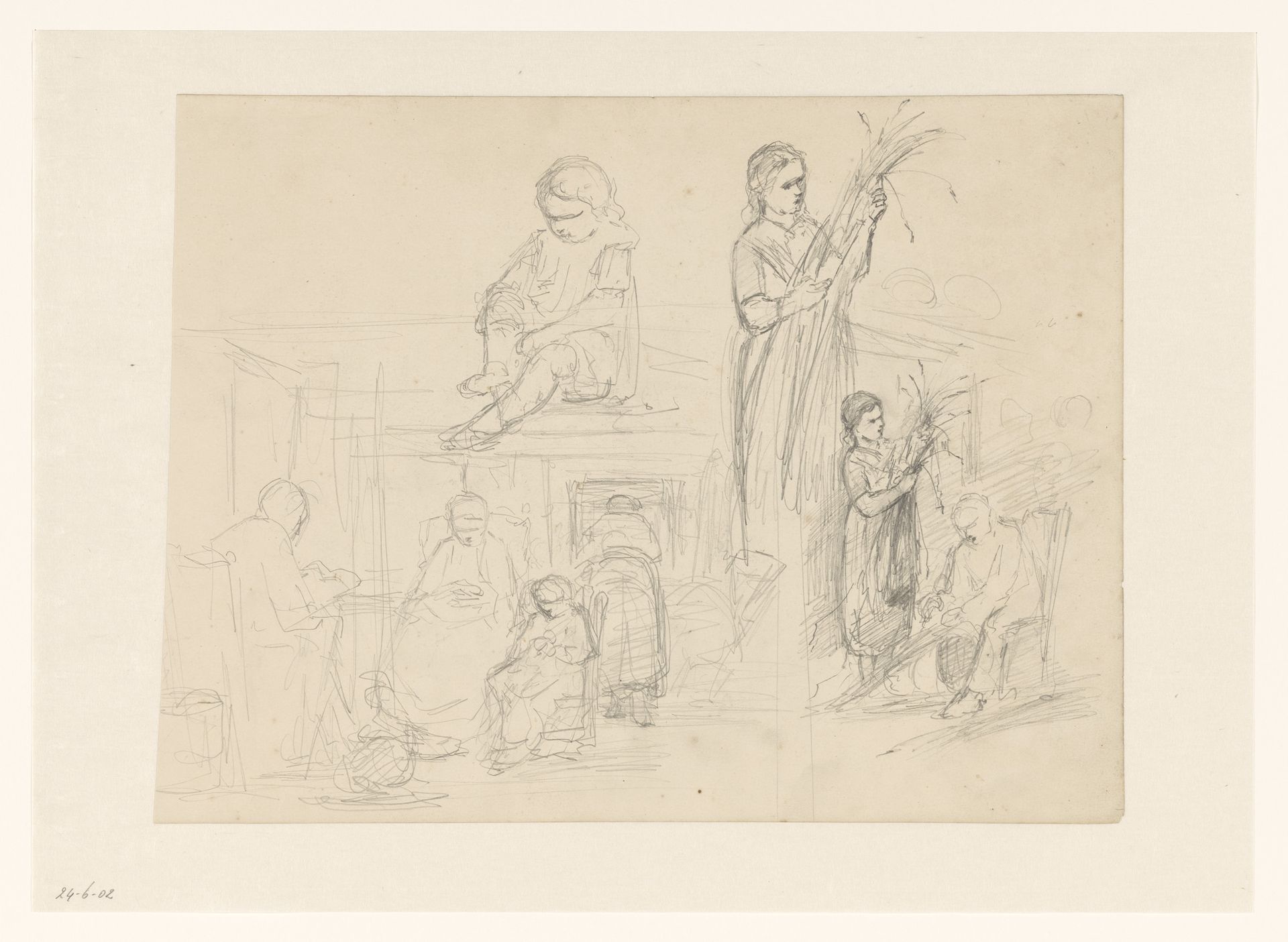 Boerenhuis te Anrath by Lambert Doomer