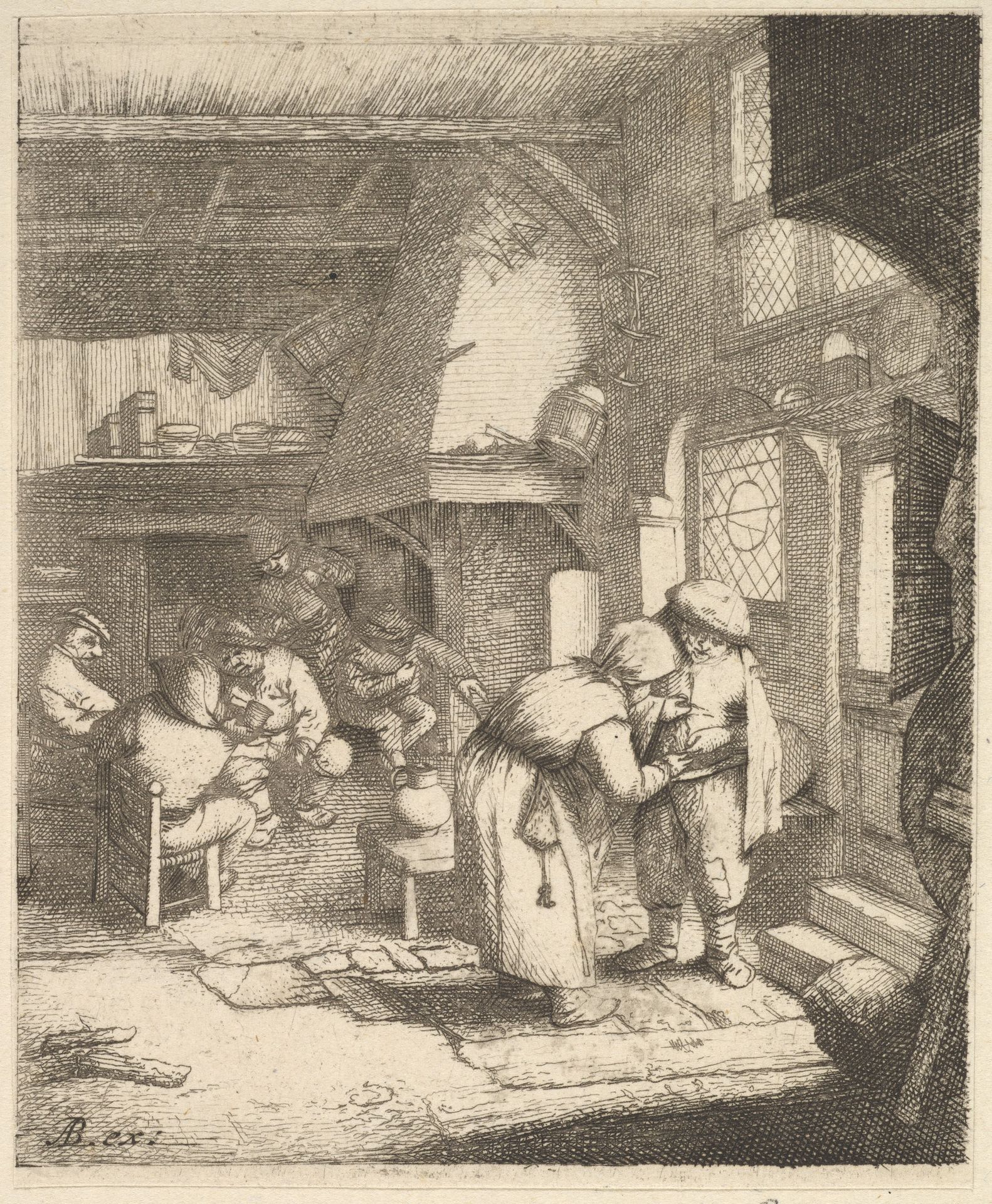 Peasant Paying his Bill by Adriaen van Ostade