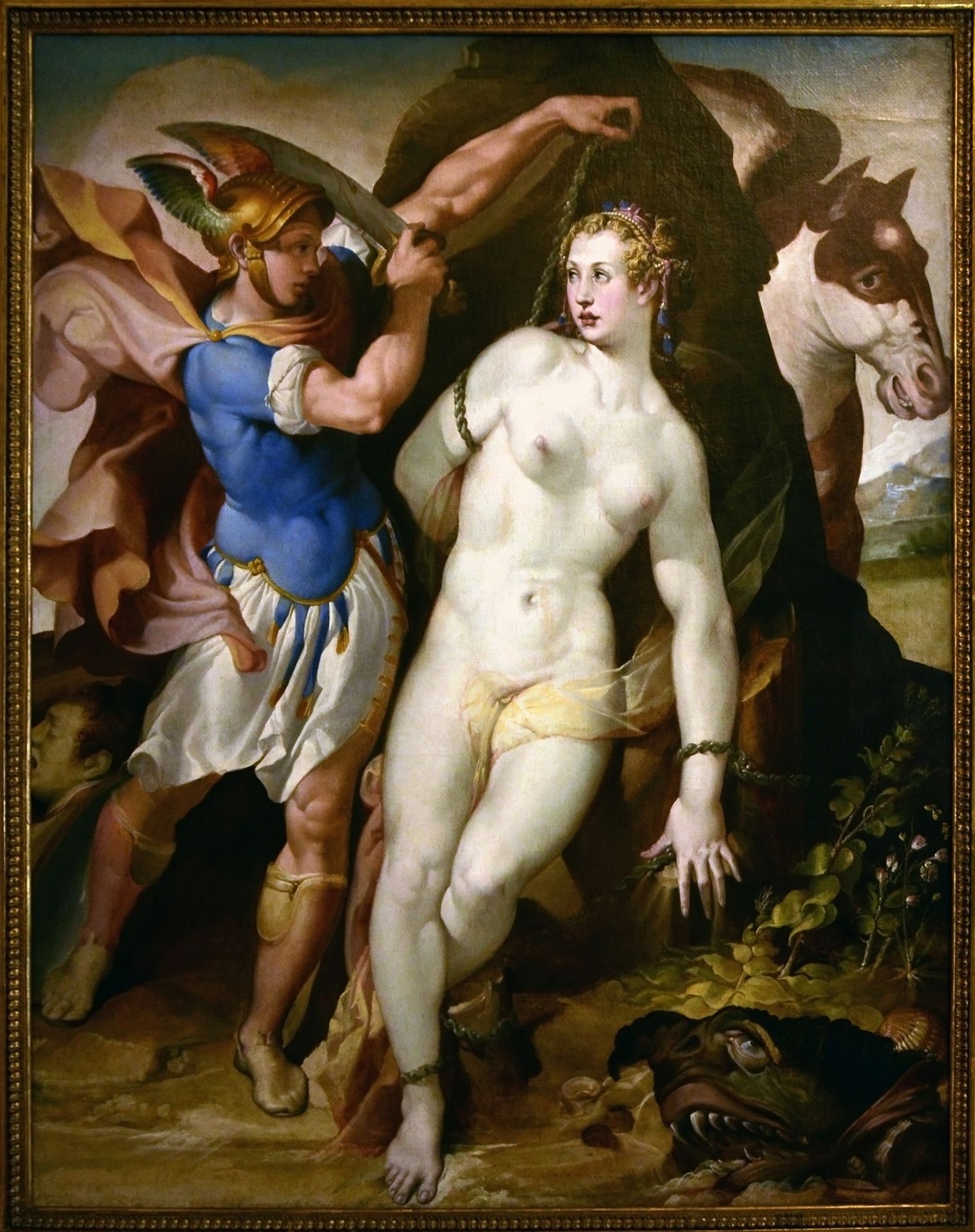 Perseus frees Andromeda by Bartolomeo Passerotti