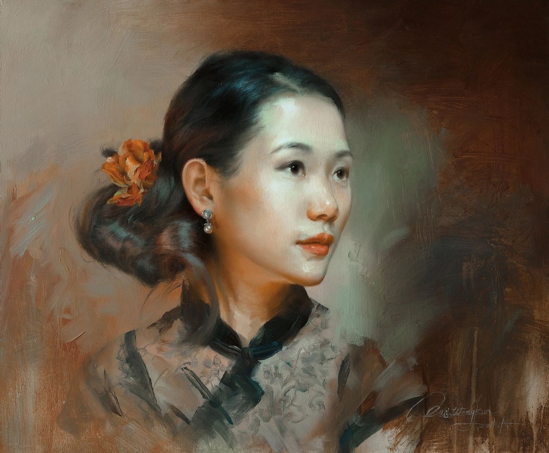 Gazing by Kun Wang